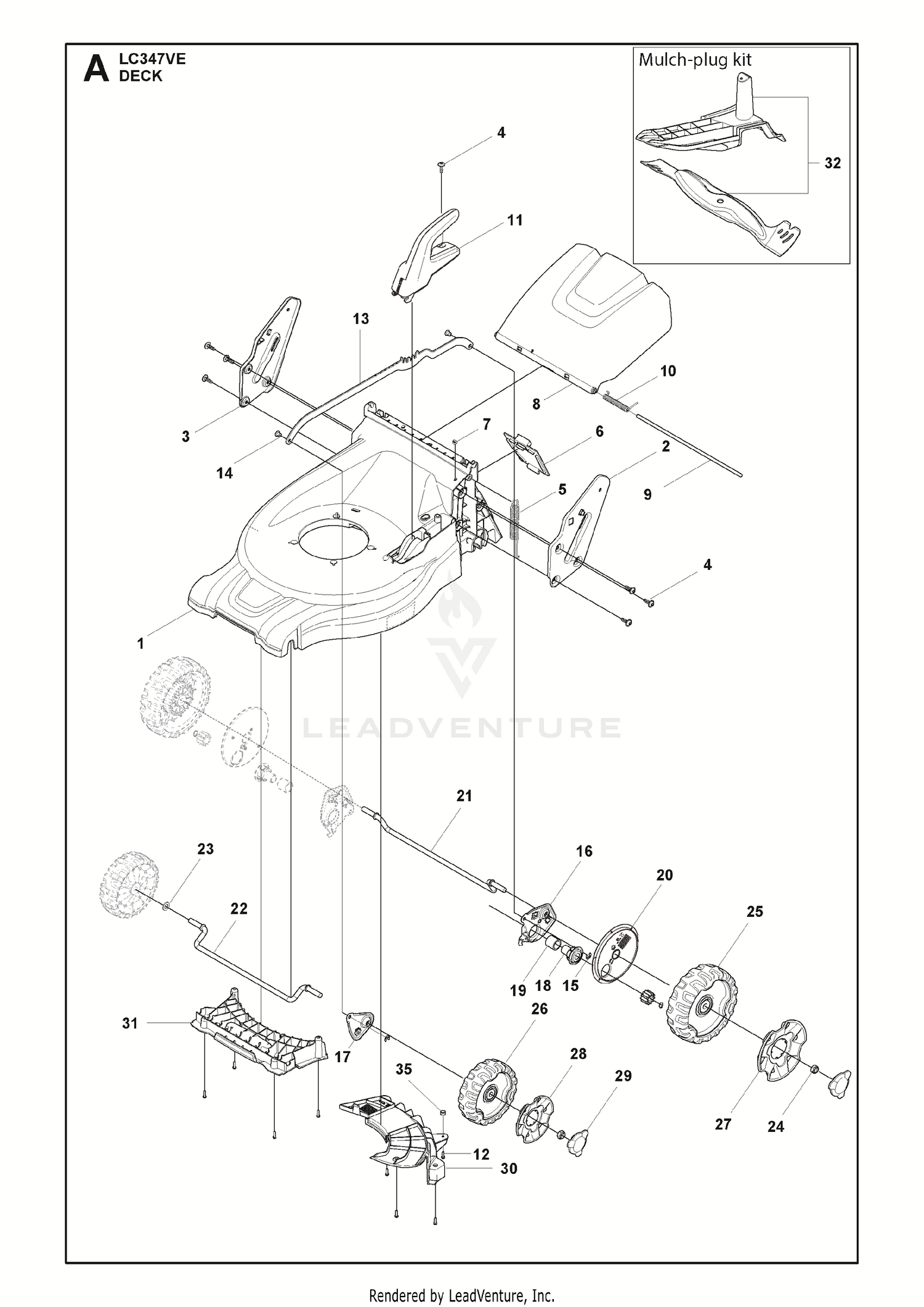 MOWER DECK / CUTTING DECK