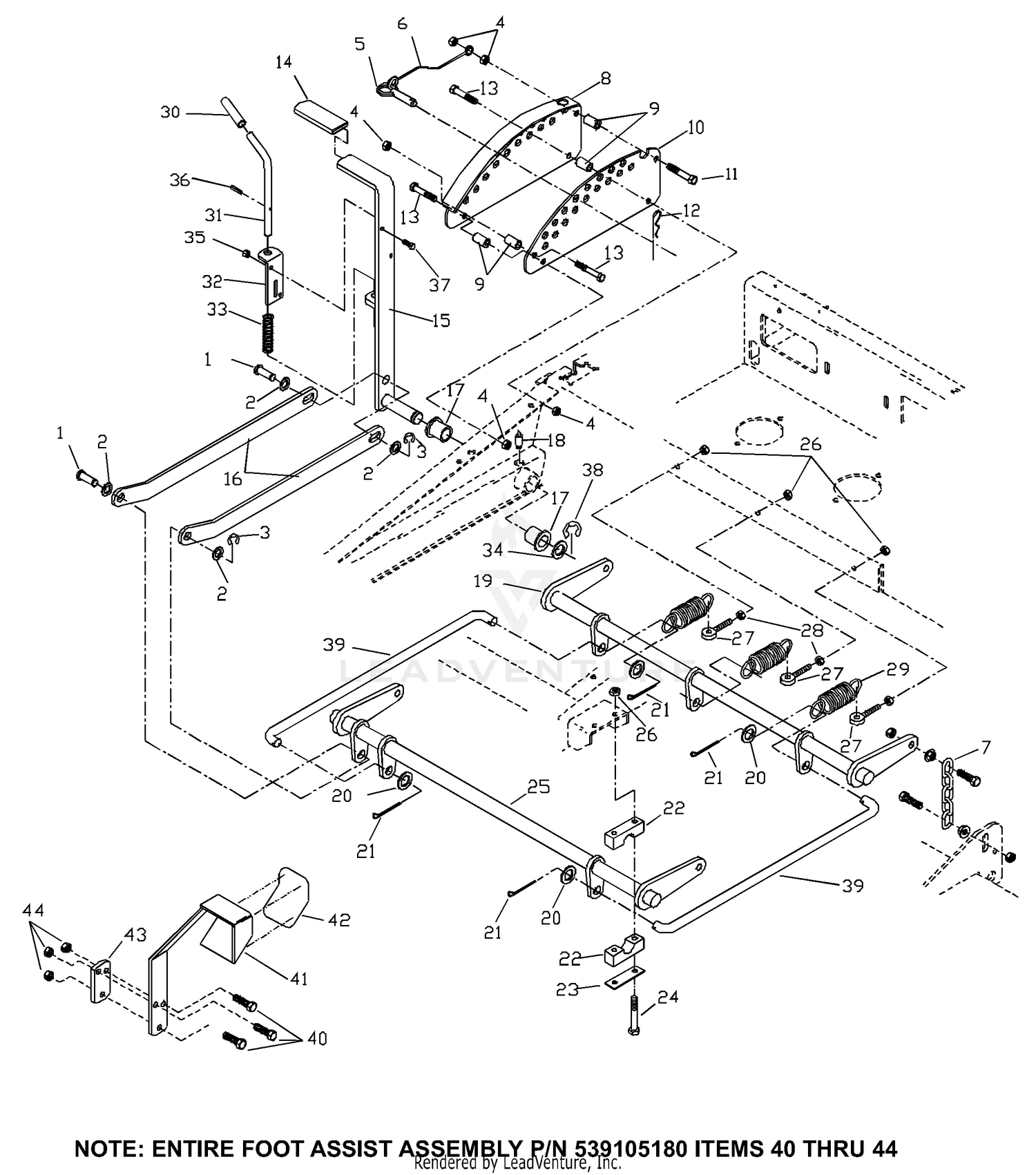 Deck Lift Assembly