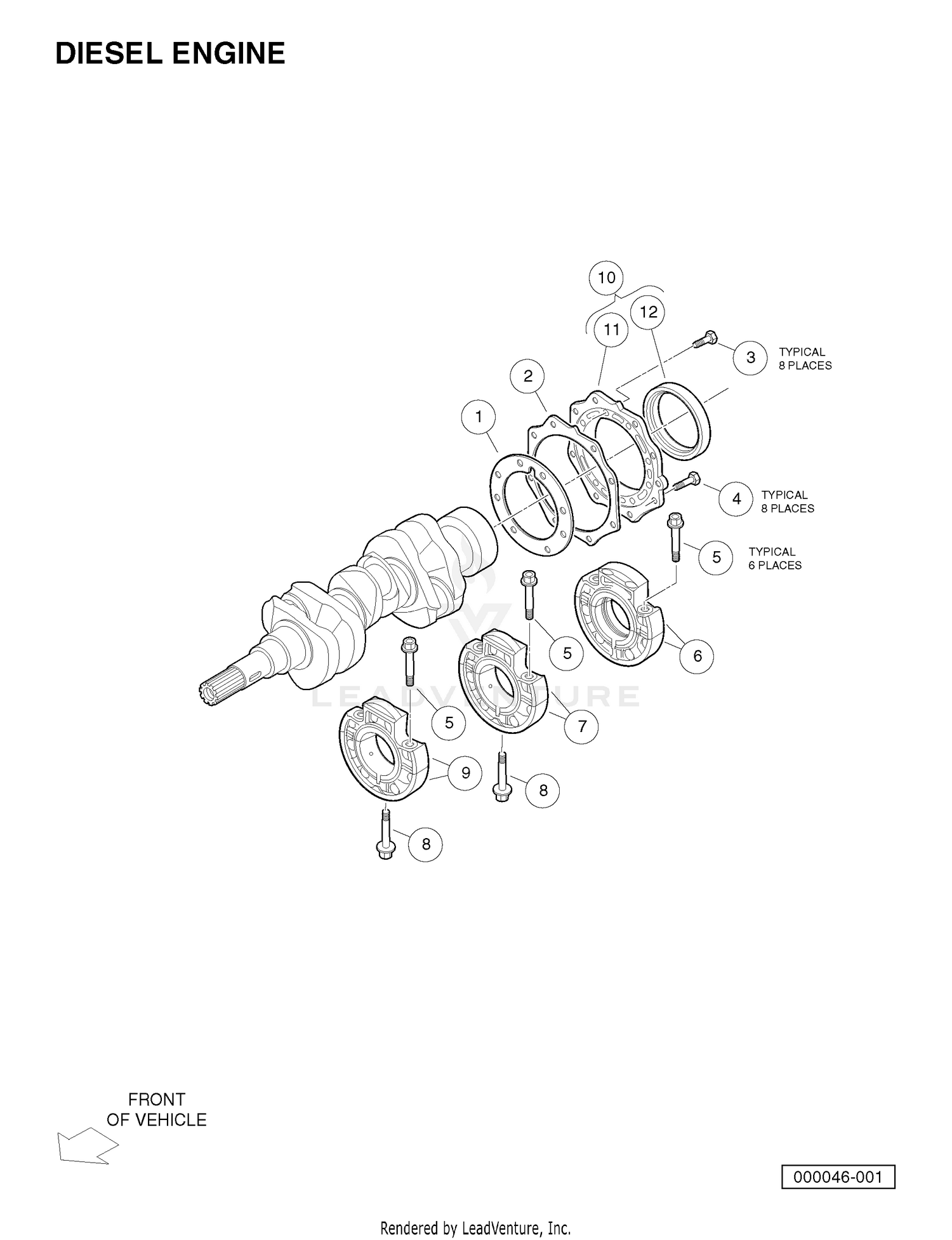 MAIN BEARING CASE