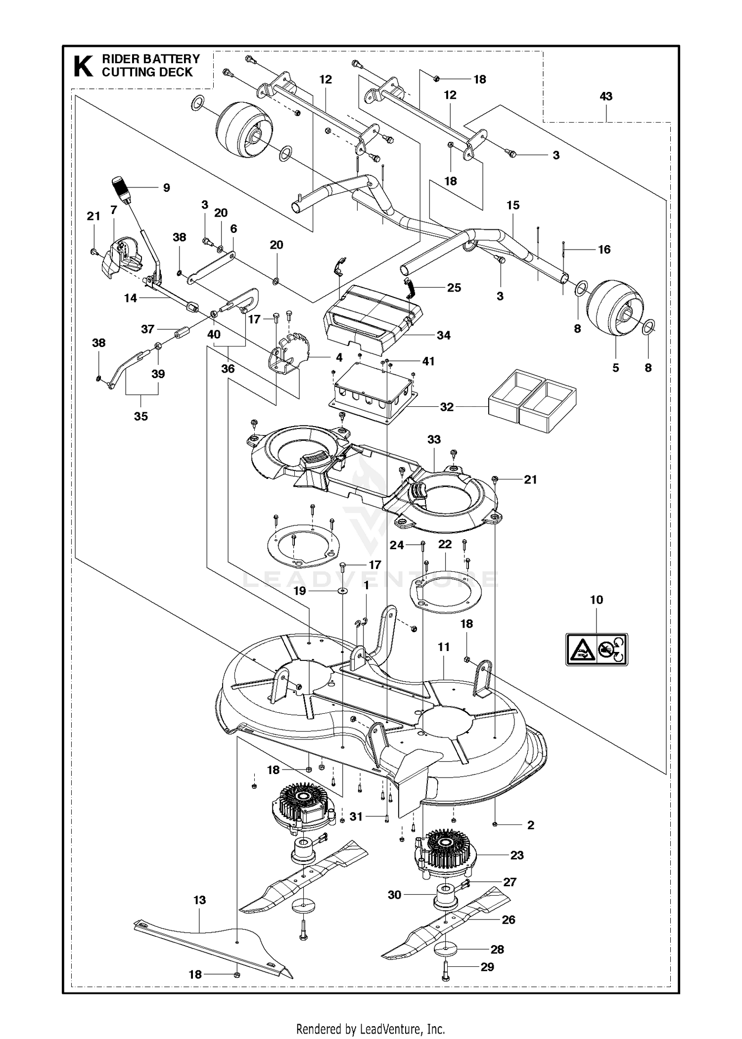 MOWER DECK / CUTTING DECK