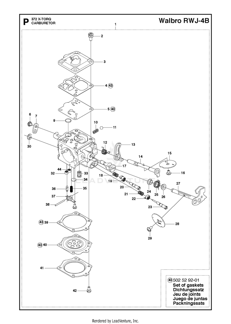 Husqvarna 372 Xp X-torq Chain Saws - Partswarehouse