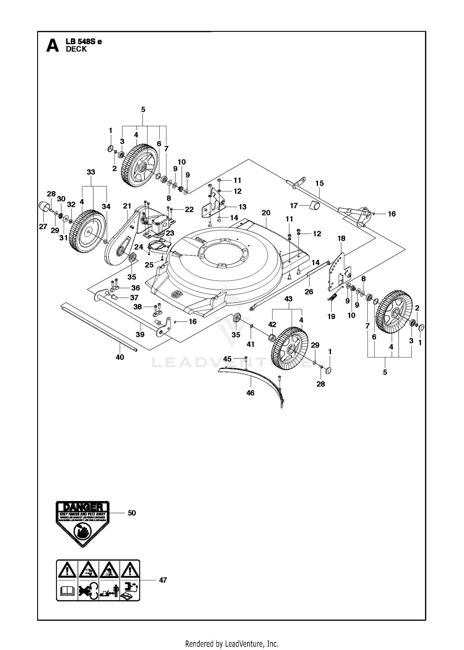 MOWER DECK / CUTTING DECK