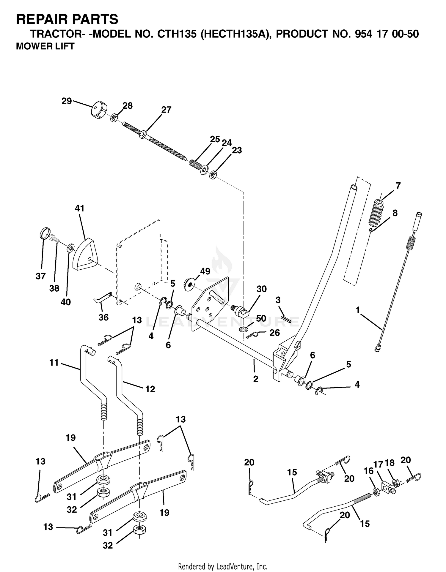 MOWER LIFT / DECK LIFT