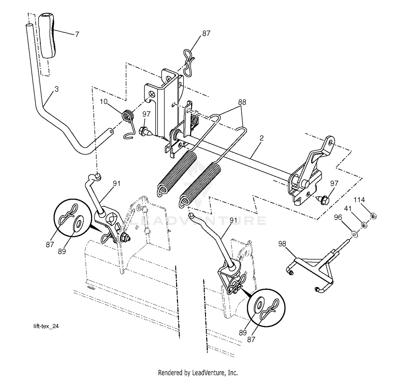 MOWER LIFT / DECK LIFT