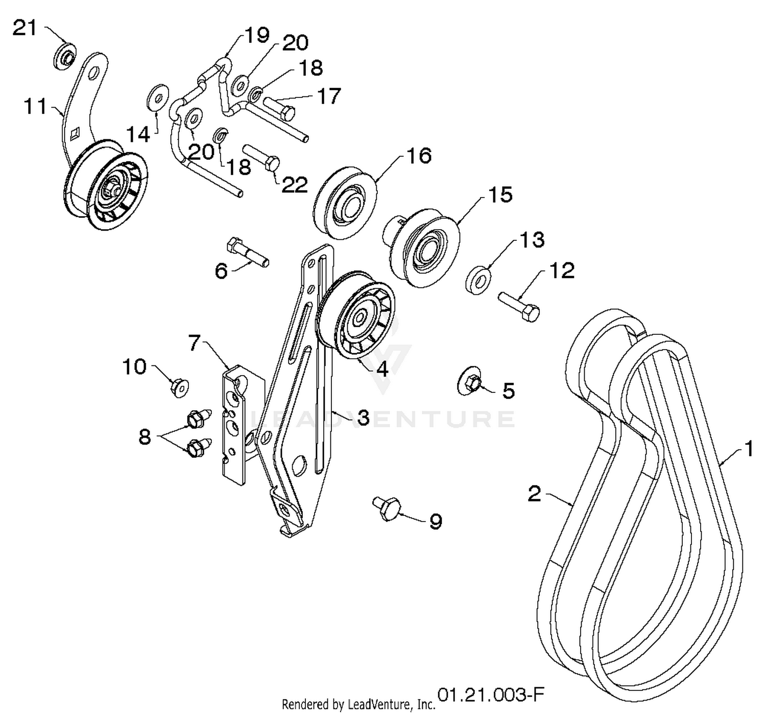 CHASSIS ENGINE PULLEYS