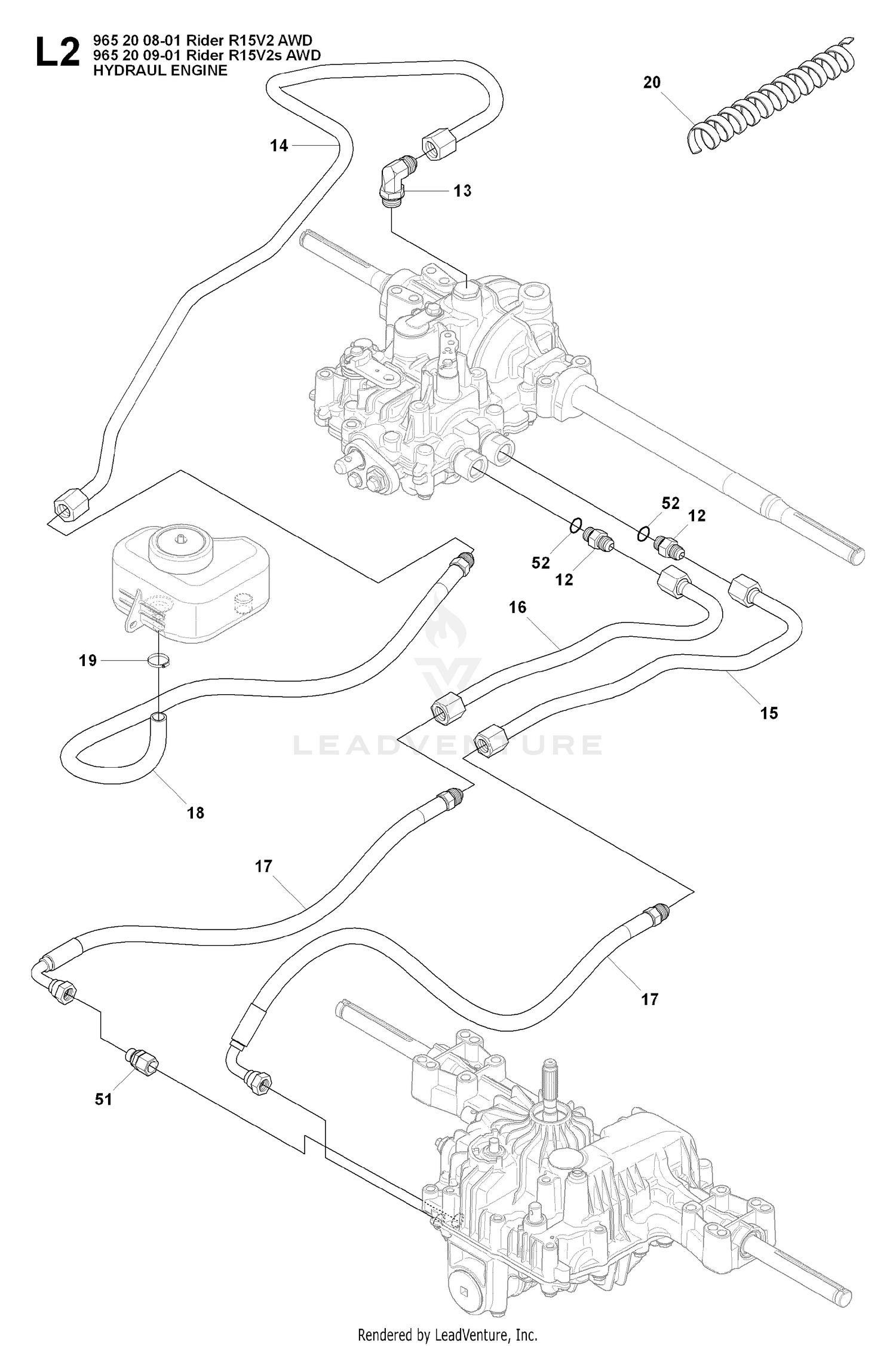 HYDRAULIC PUMP - MOTOR