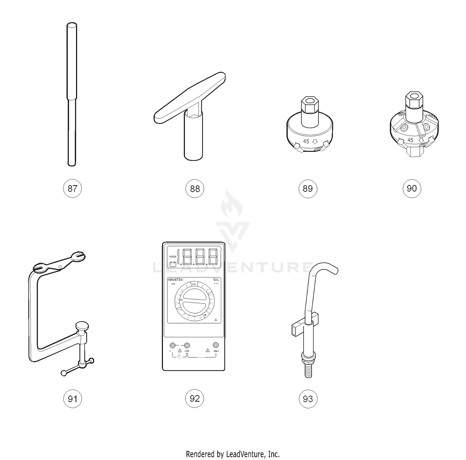 Maintenance and Service Tools Gas (Part E)