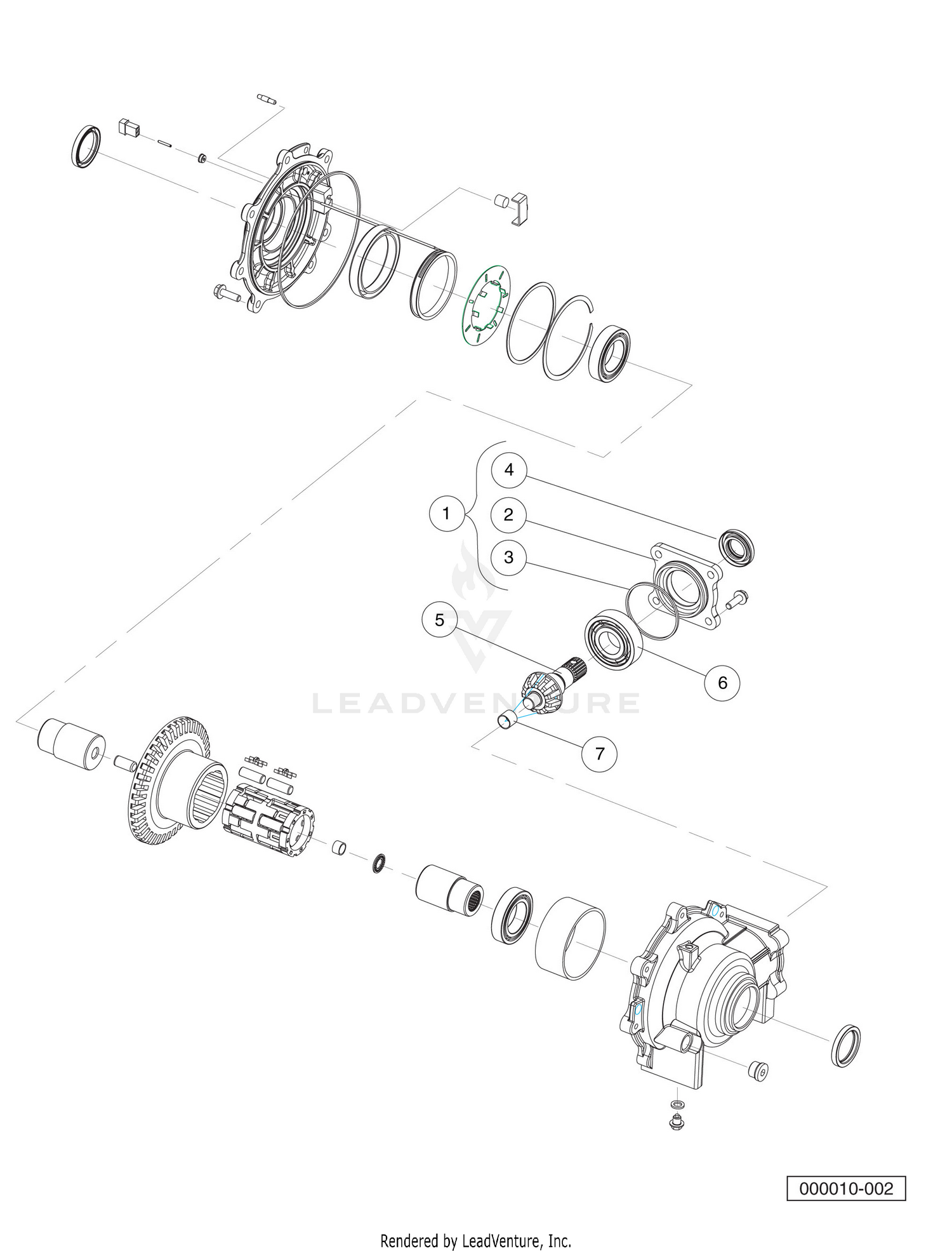 Front Differential (Input Components)