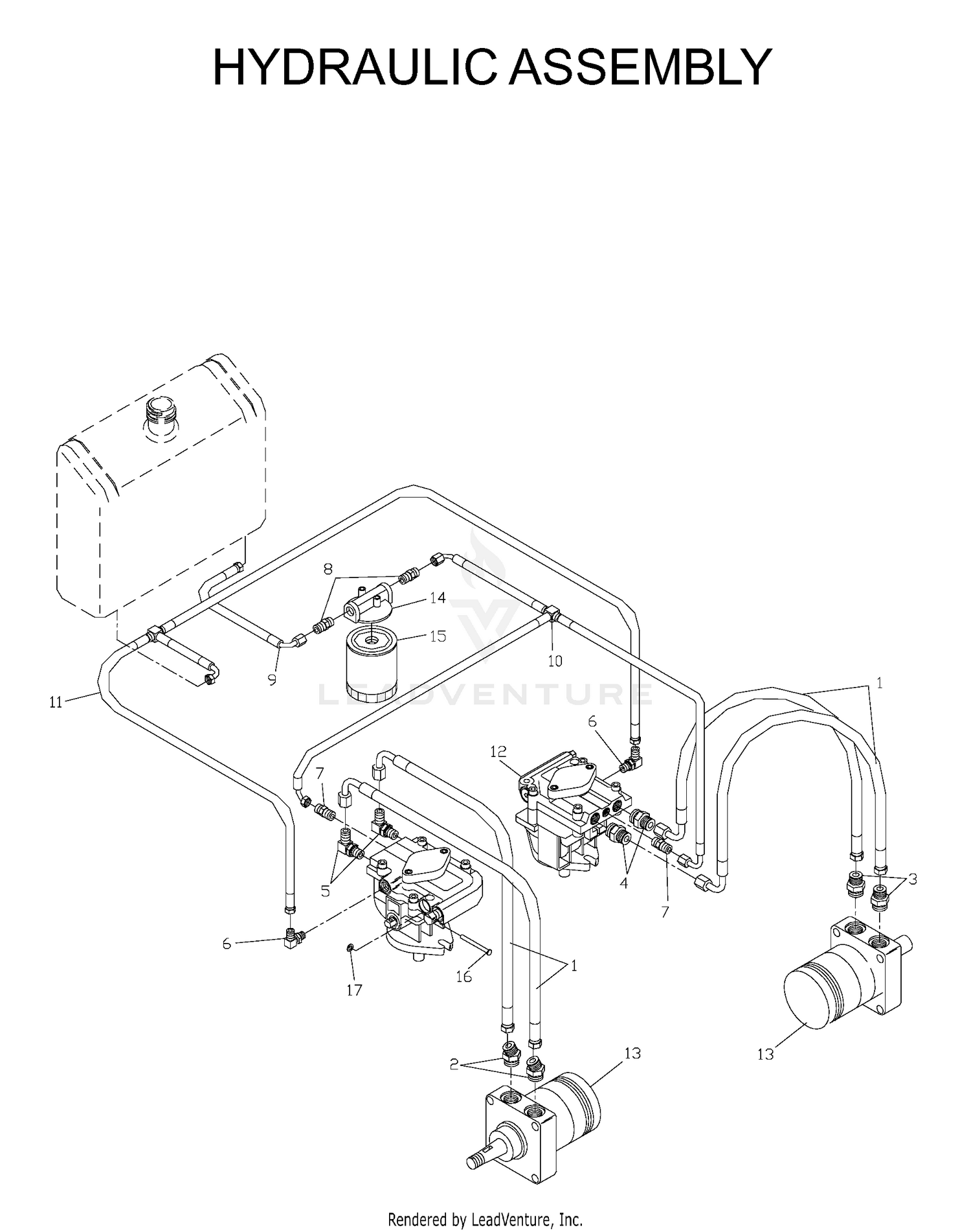 HYDRAULIC PUMP - MOTOR