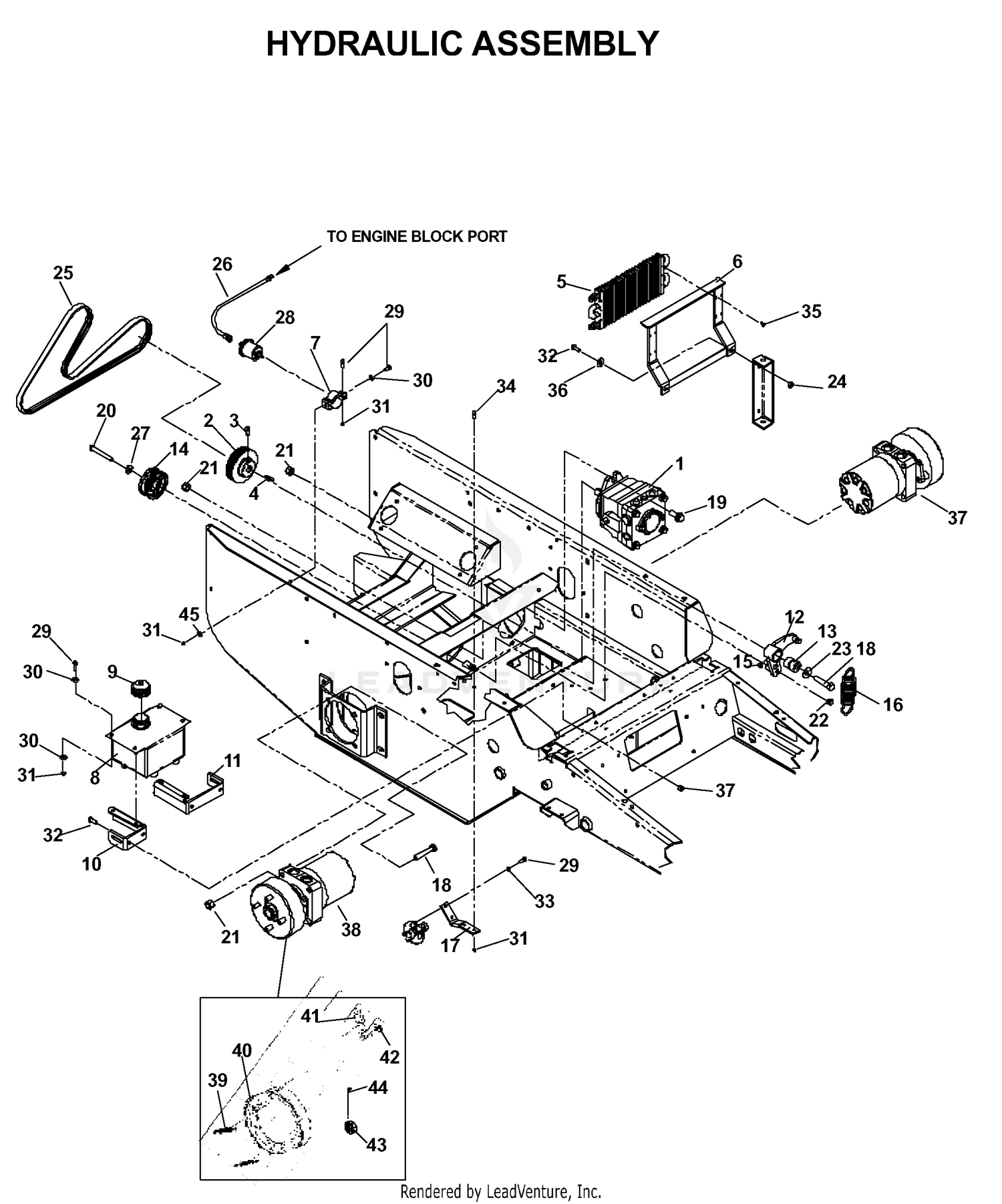 HYDRAULIC PUMP - MOTOR
