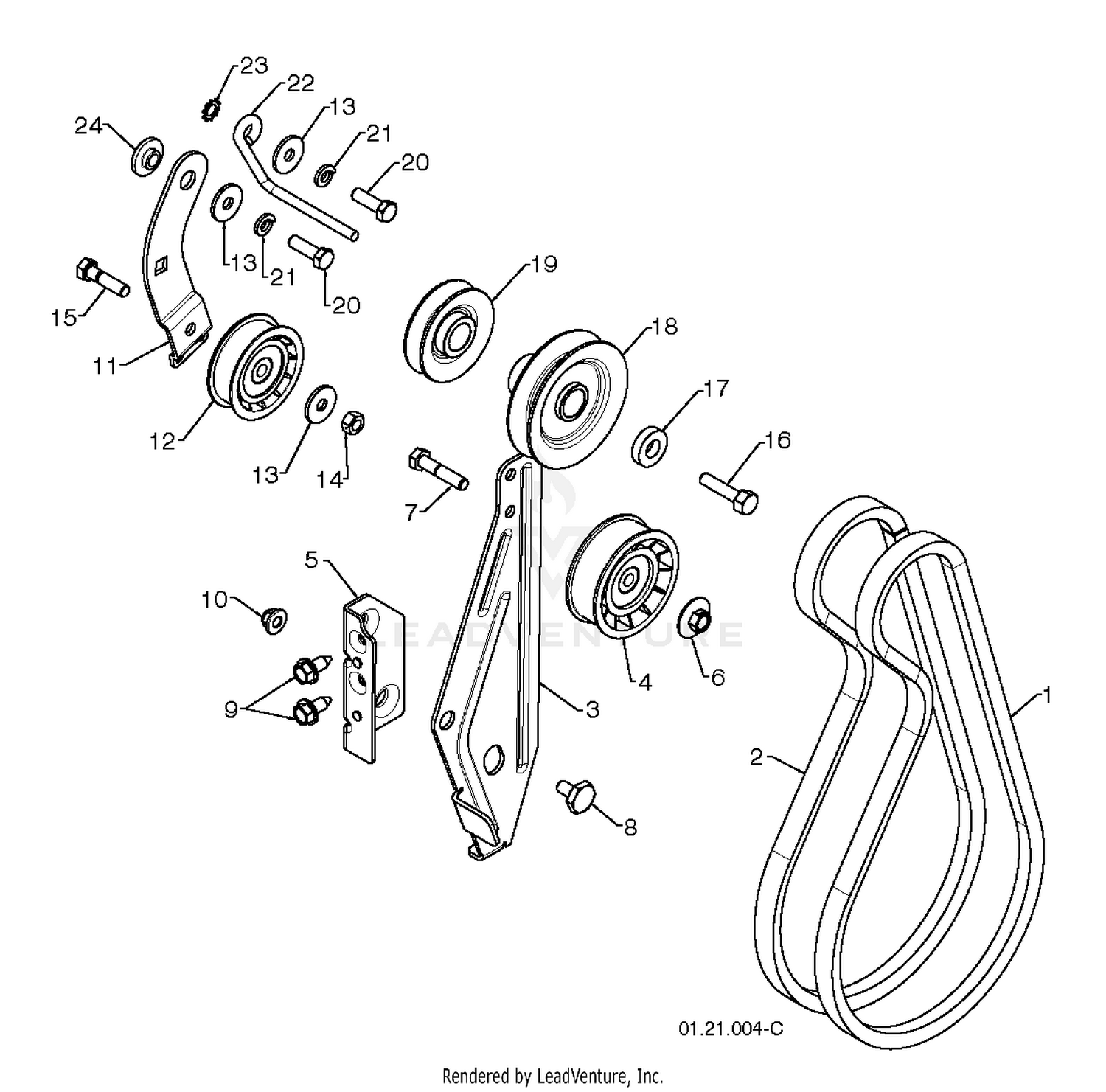 "CHASSIS, ENGINE & PULLEYS"