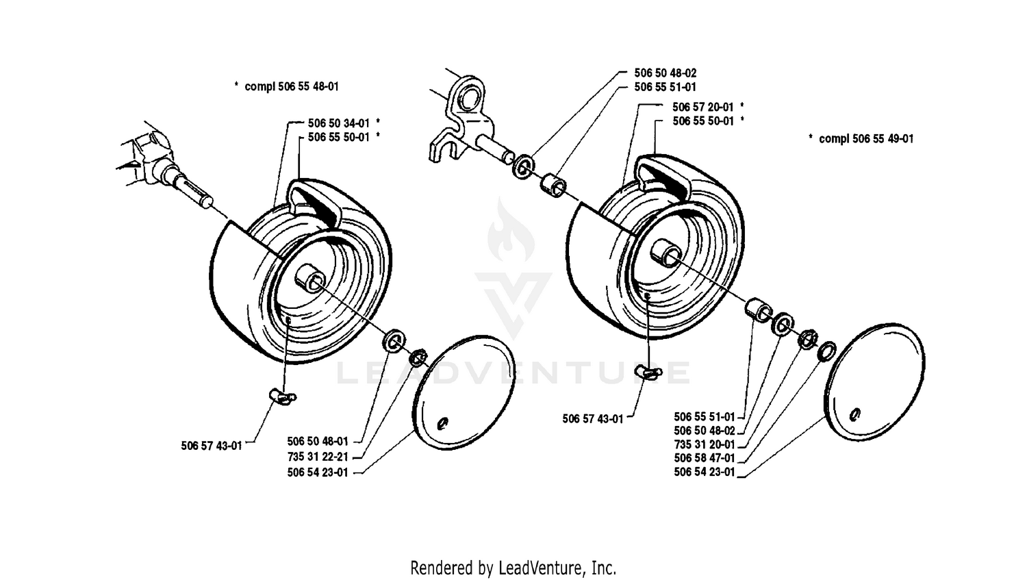 Rear And Front Wheel Assembly