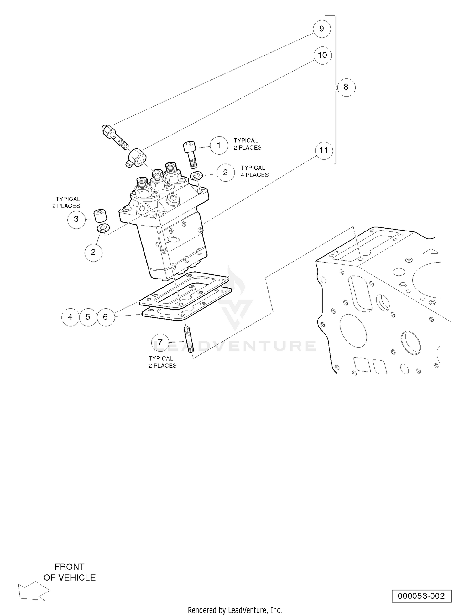 Injection Pump (Diesel Engine - Closed Breather)