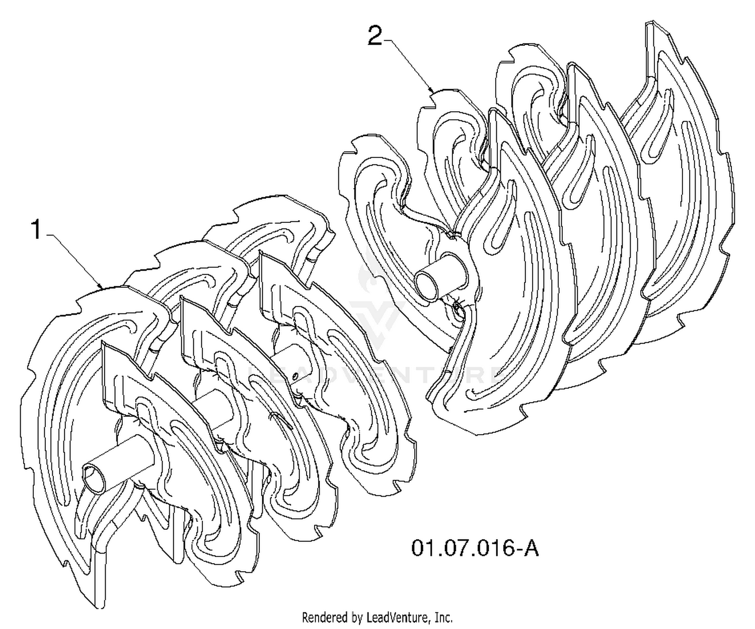 AUGER HOUSING IMPELLER