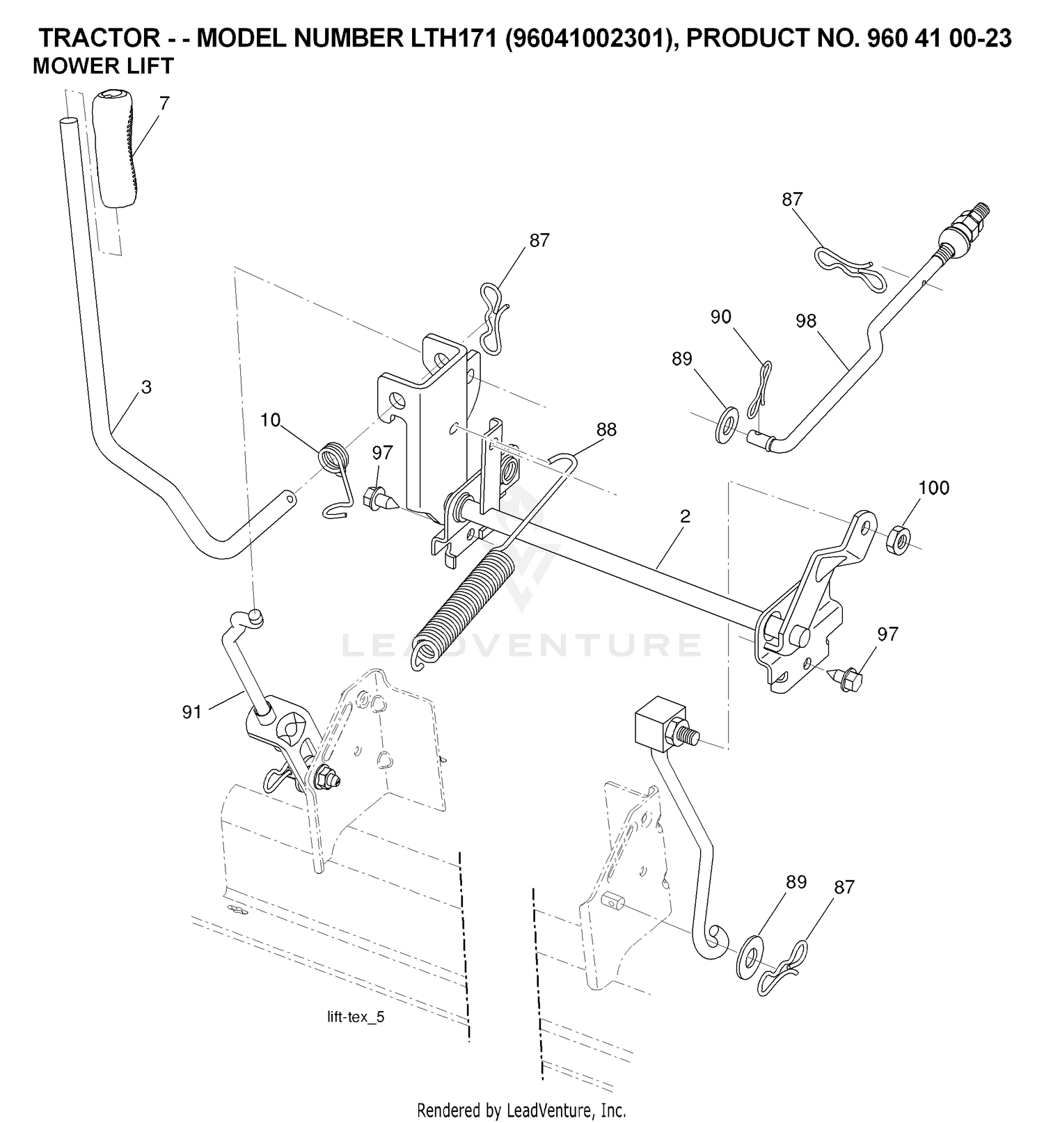 MOWER LIFT / DECK LIFT