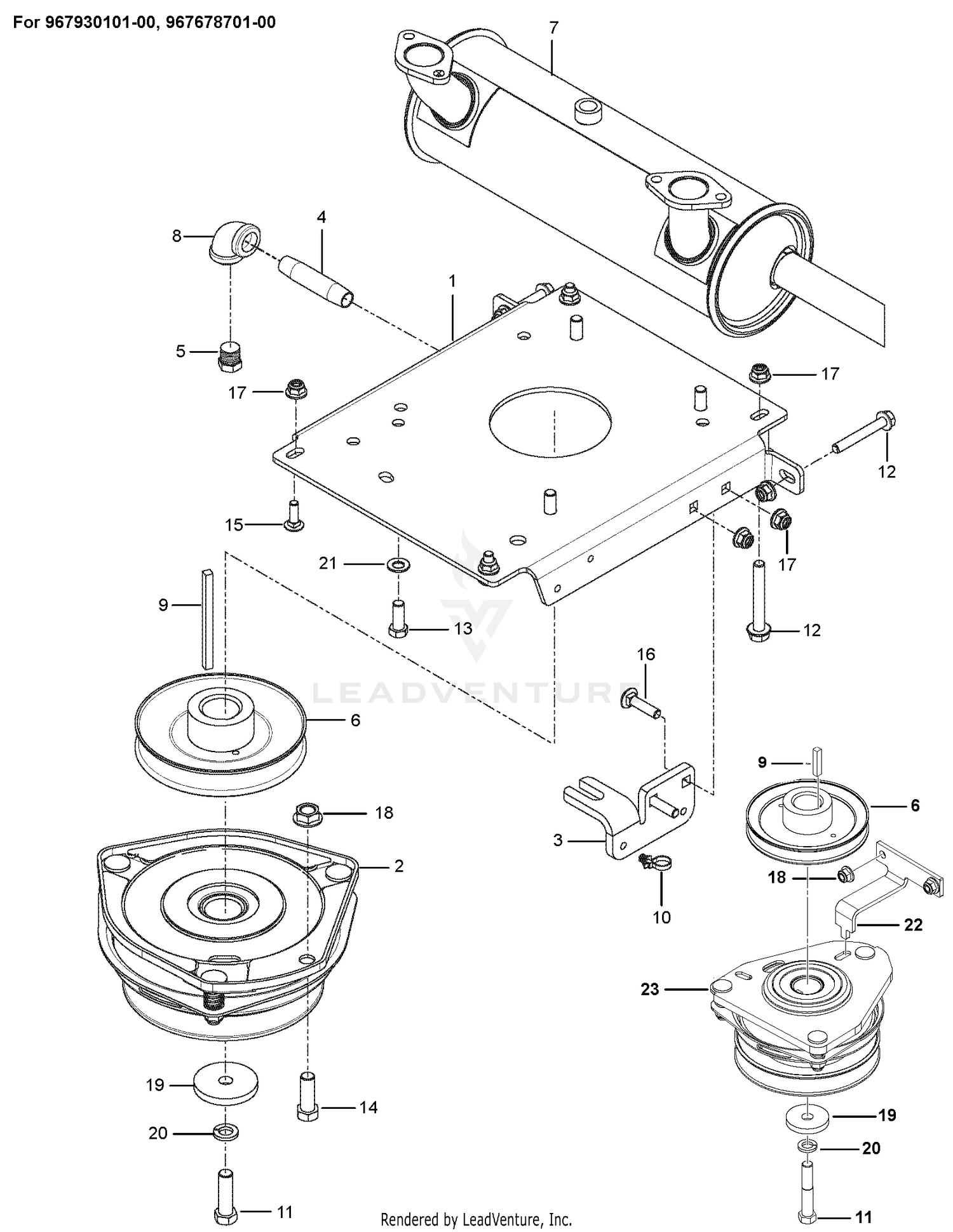 ENGINE MOUNTING, GUARDS & MUFFLER