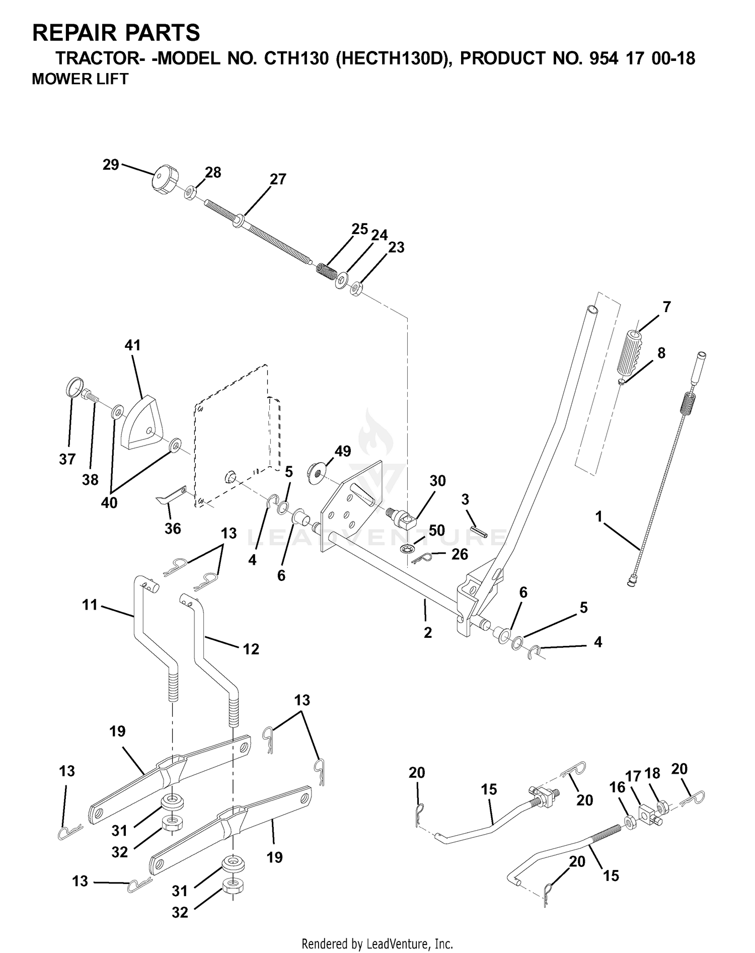 MOWER LIFT / DECK LIFT