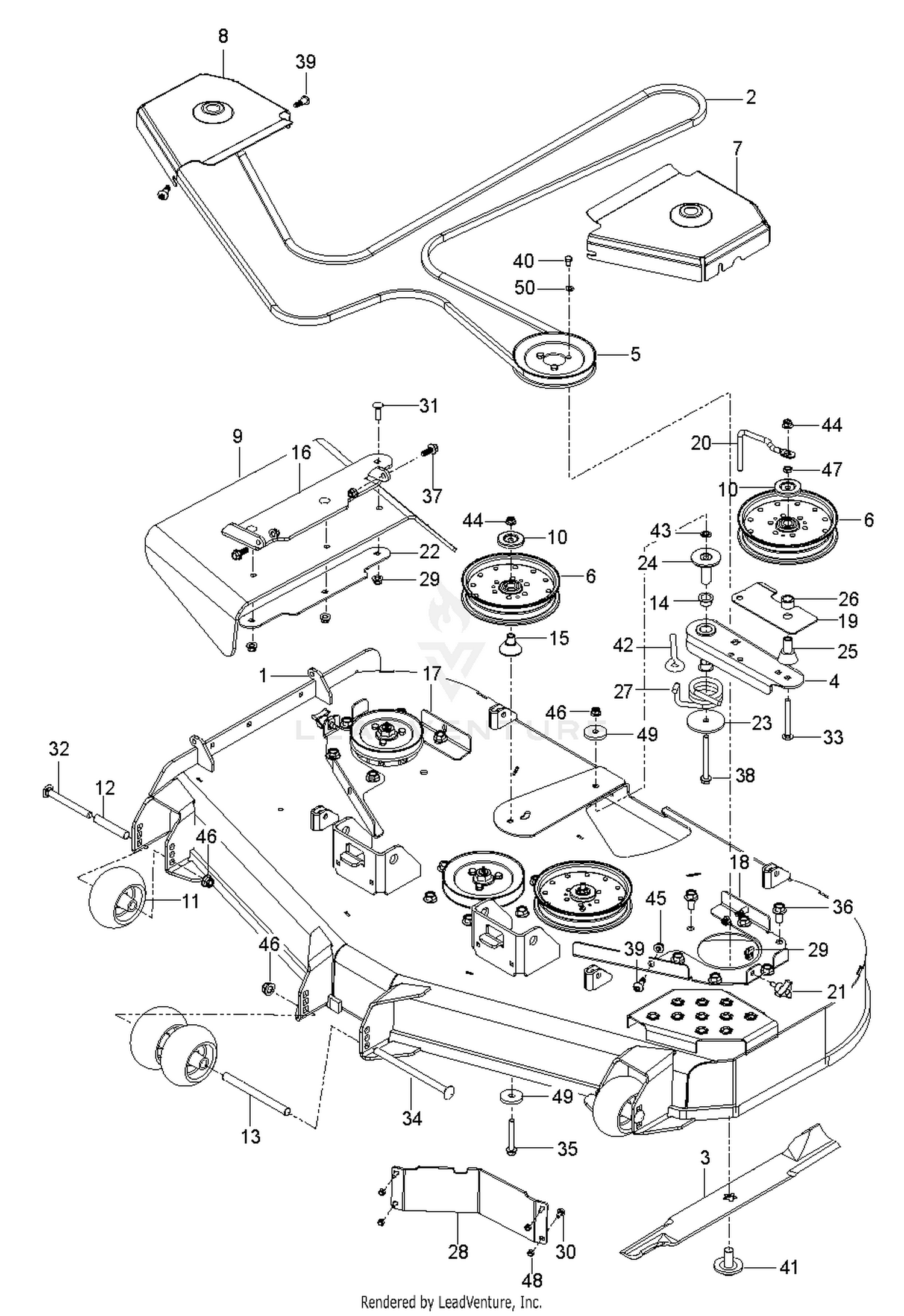 MOWER DECK / CUTTING DECK