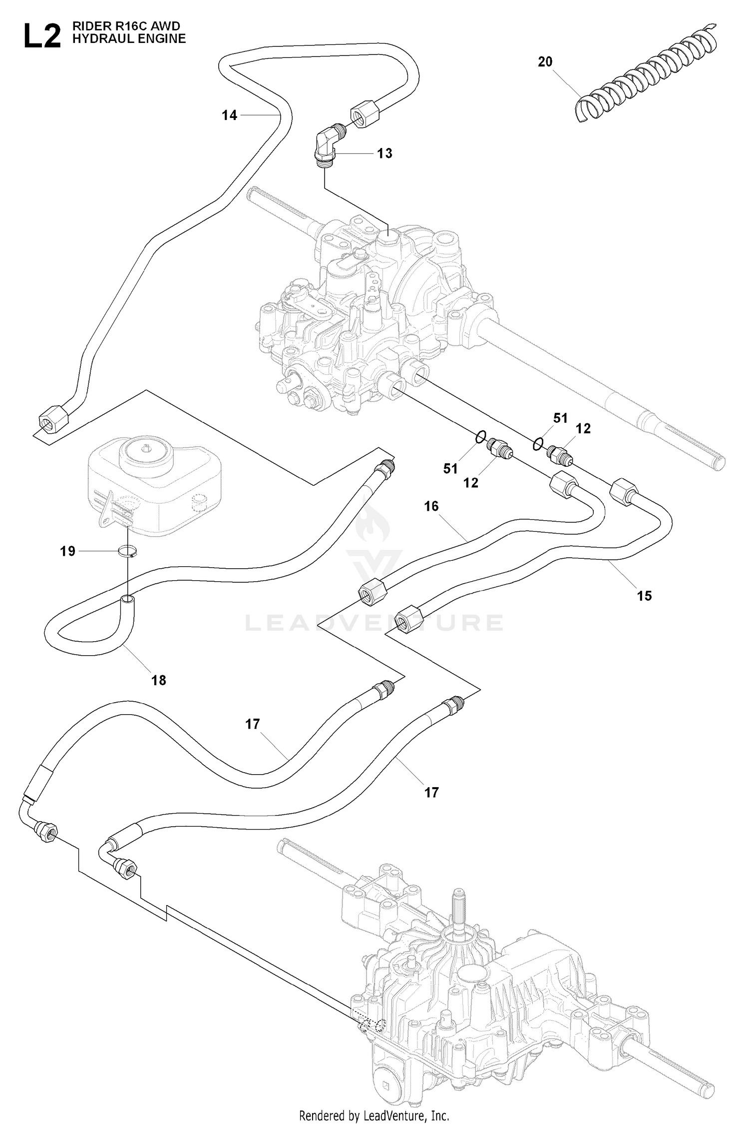HYDRAULIC PUMP - MOTOR