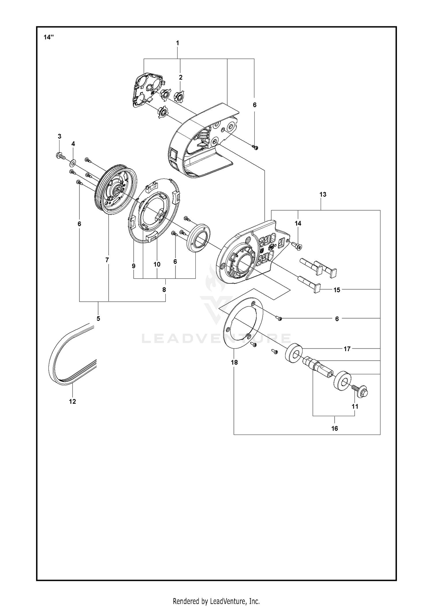 BELT GUARD & PULLEY