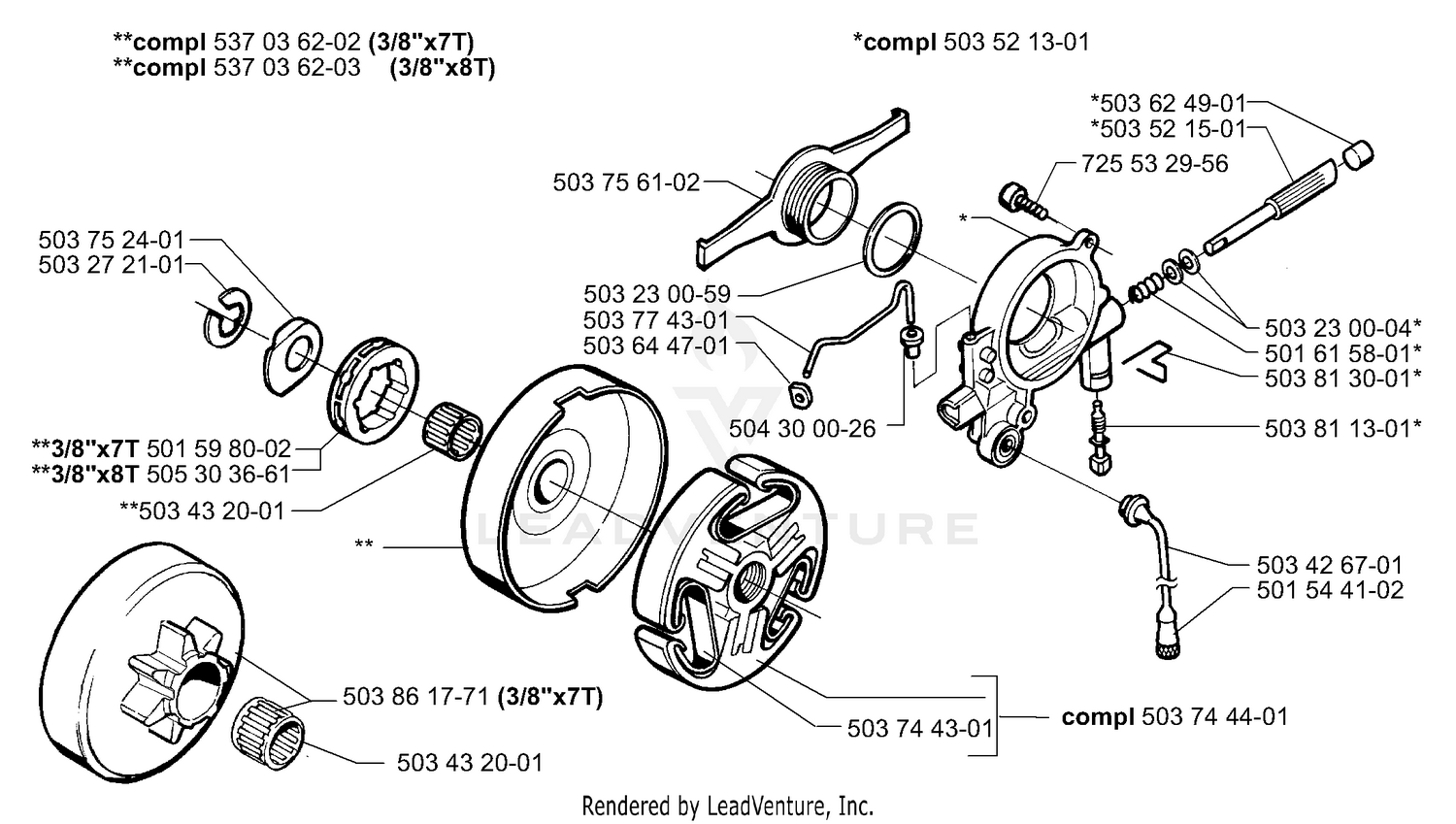 Clutch/Drum & Oil Pump