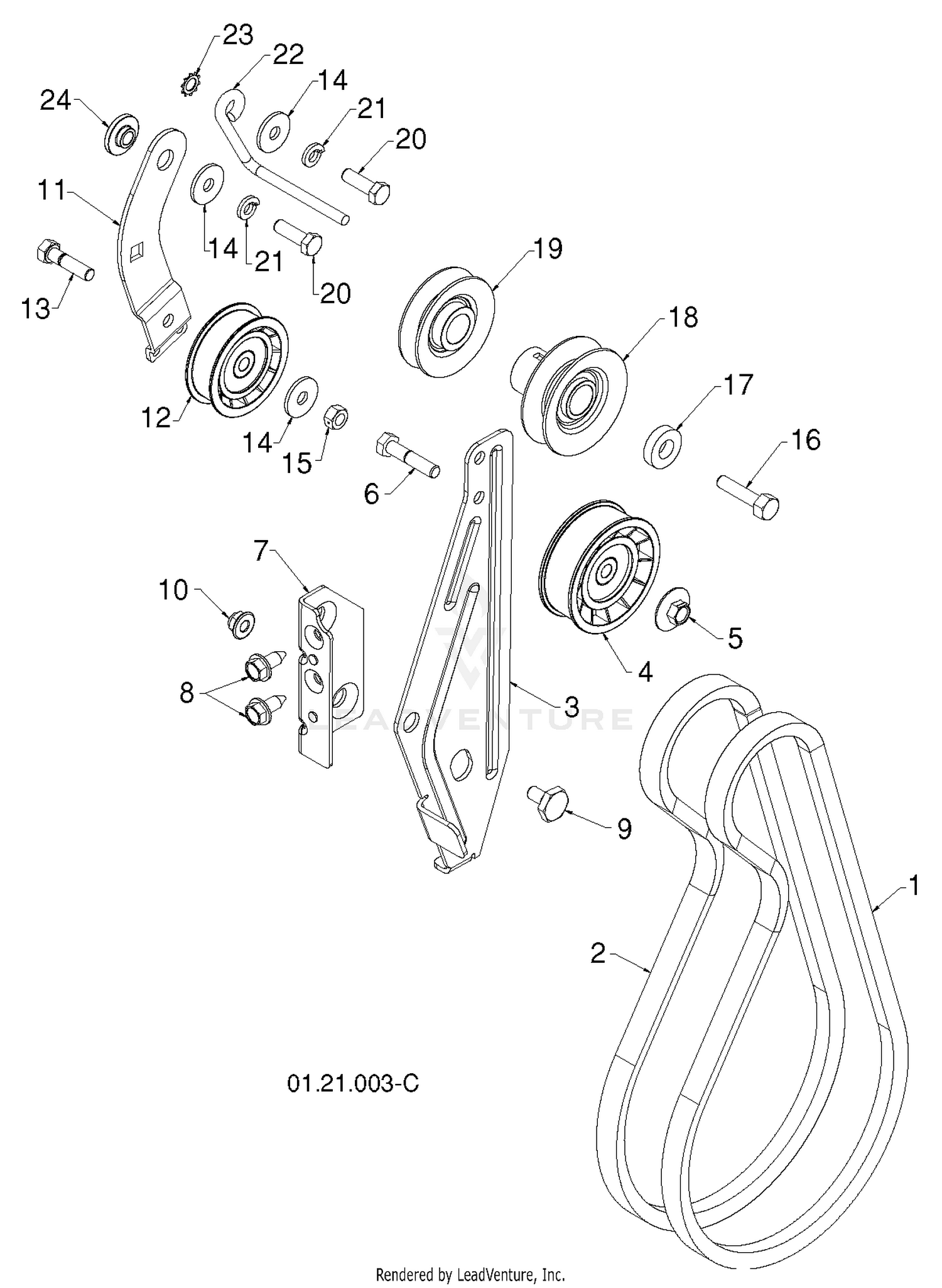 "CHASSIS, ENGINE & PULLEYS" 2