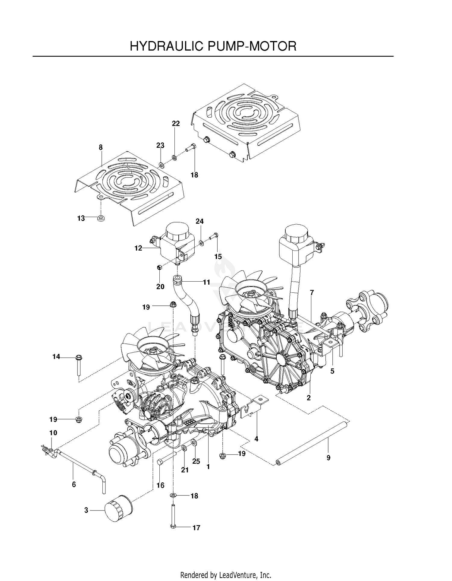 HYDRAULIC PUMP- MOTOR