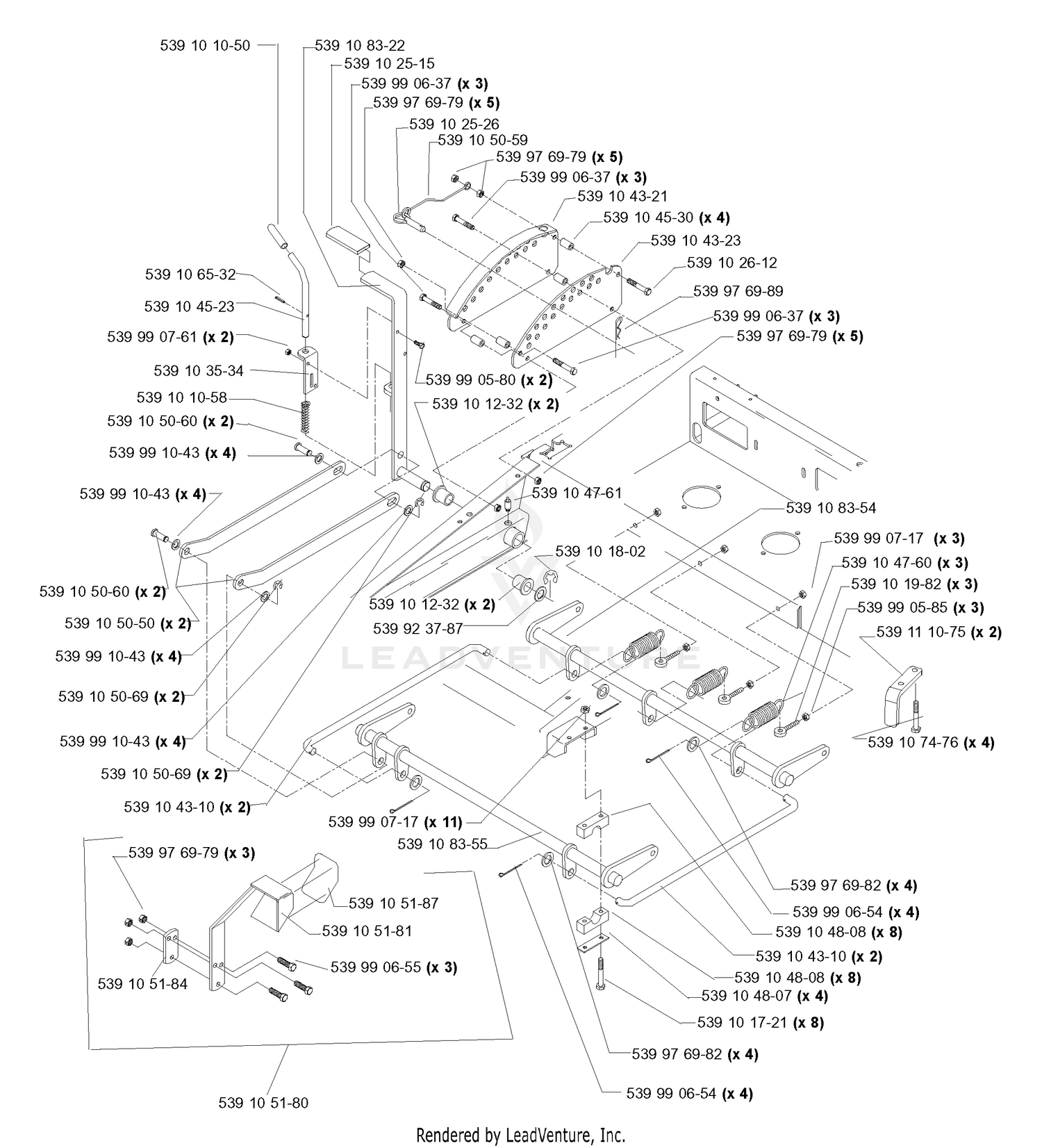 Deck Lift Assembly