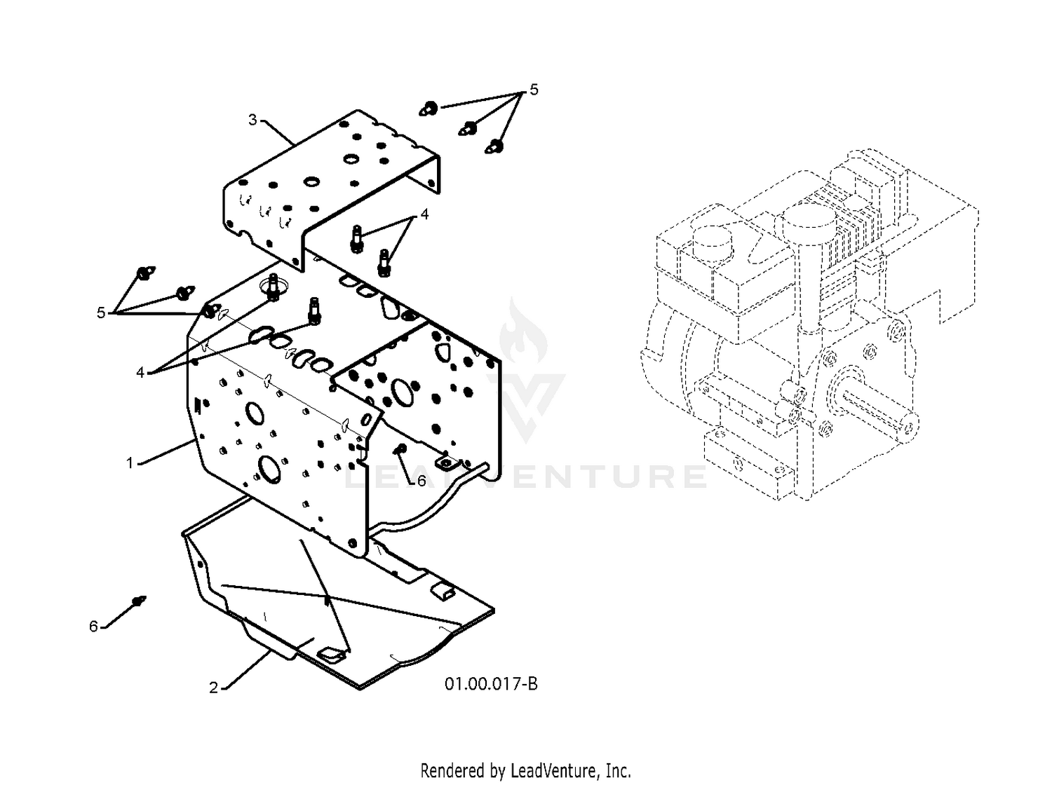 CHASSIS, ENGINE & PULLEYS 2