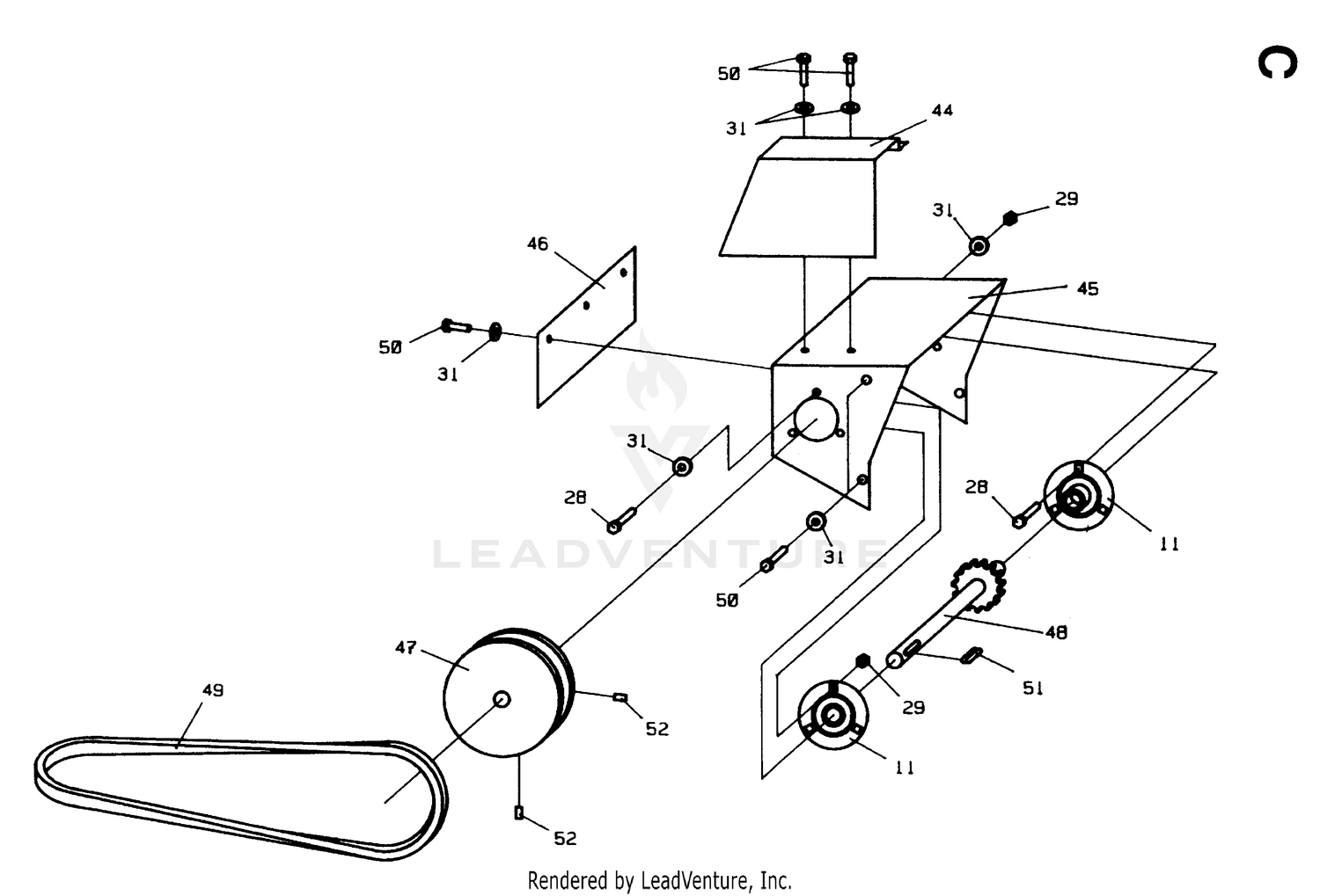 BELT GUARD & PULLEY