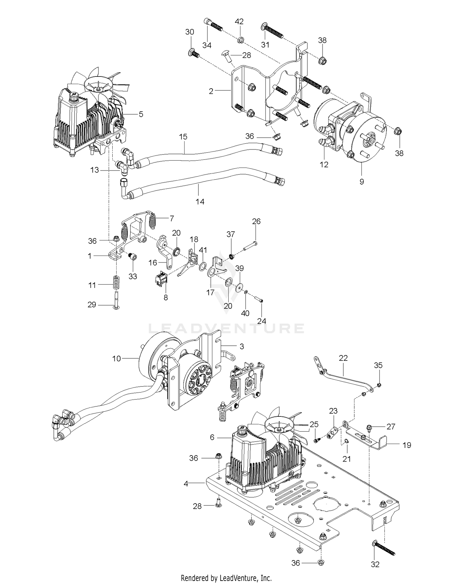HYDRAULIC PUMP - MOTOR