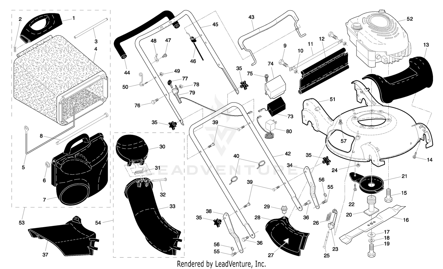 Handle & Deck Assembly