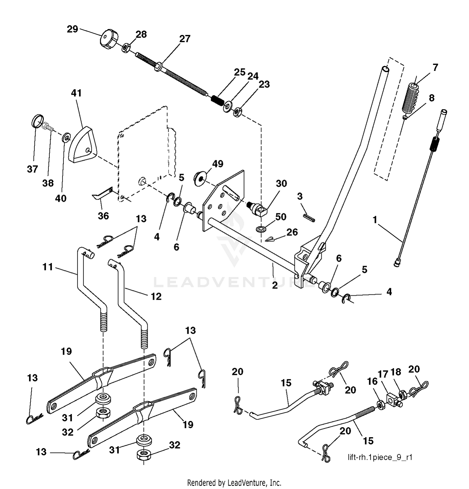 MOWER LIFT / DECK LIFT
