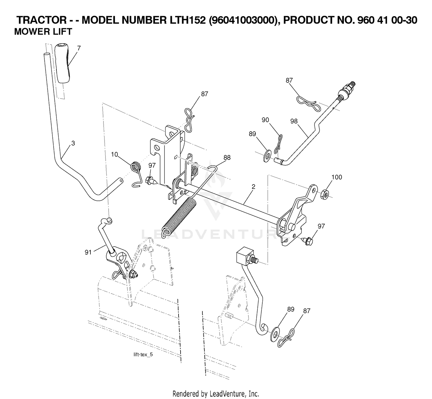 MOWER LIFT / DECK LIFT