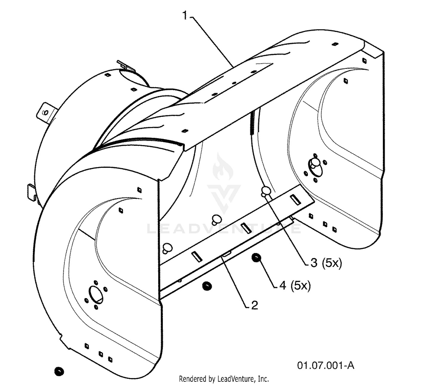 Auger Housing / Impeller Assemble - B