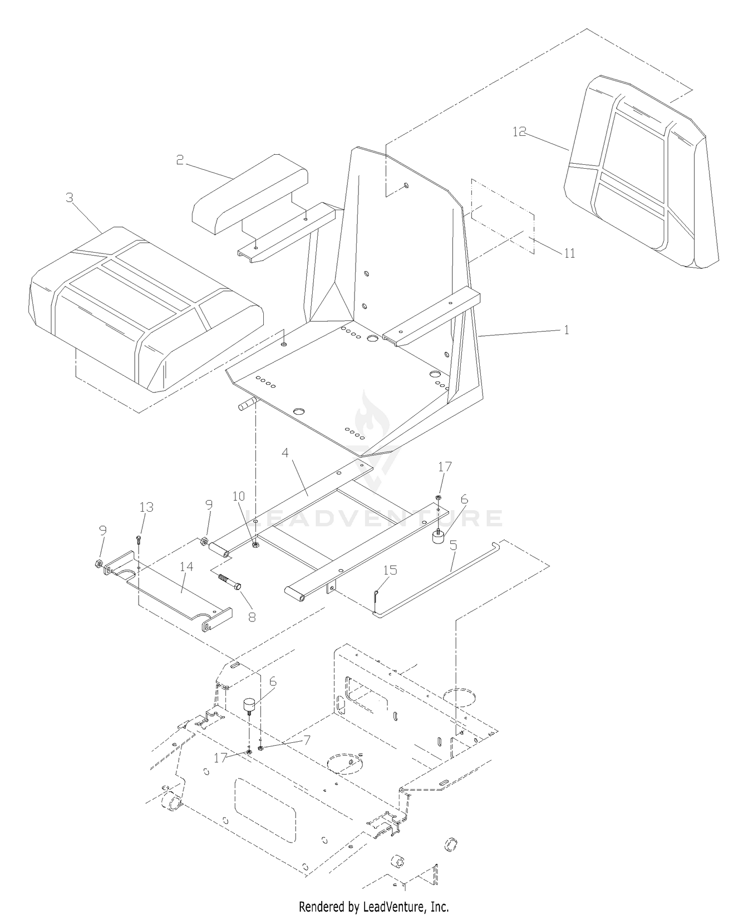 Suspension Seat Assembly
