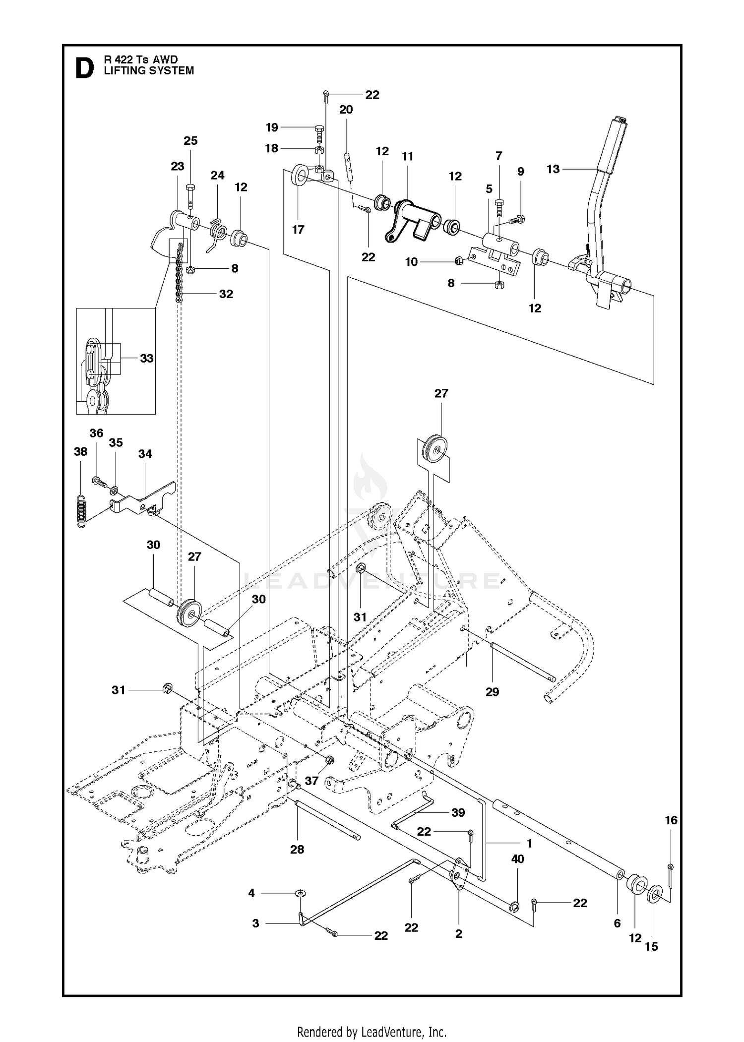 MOWER LIFT / DECK LIFT