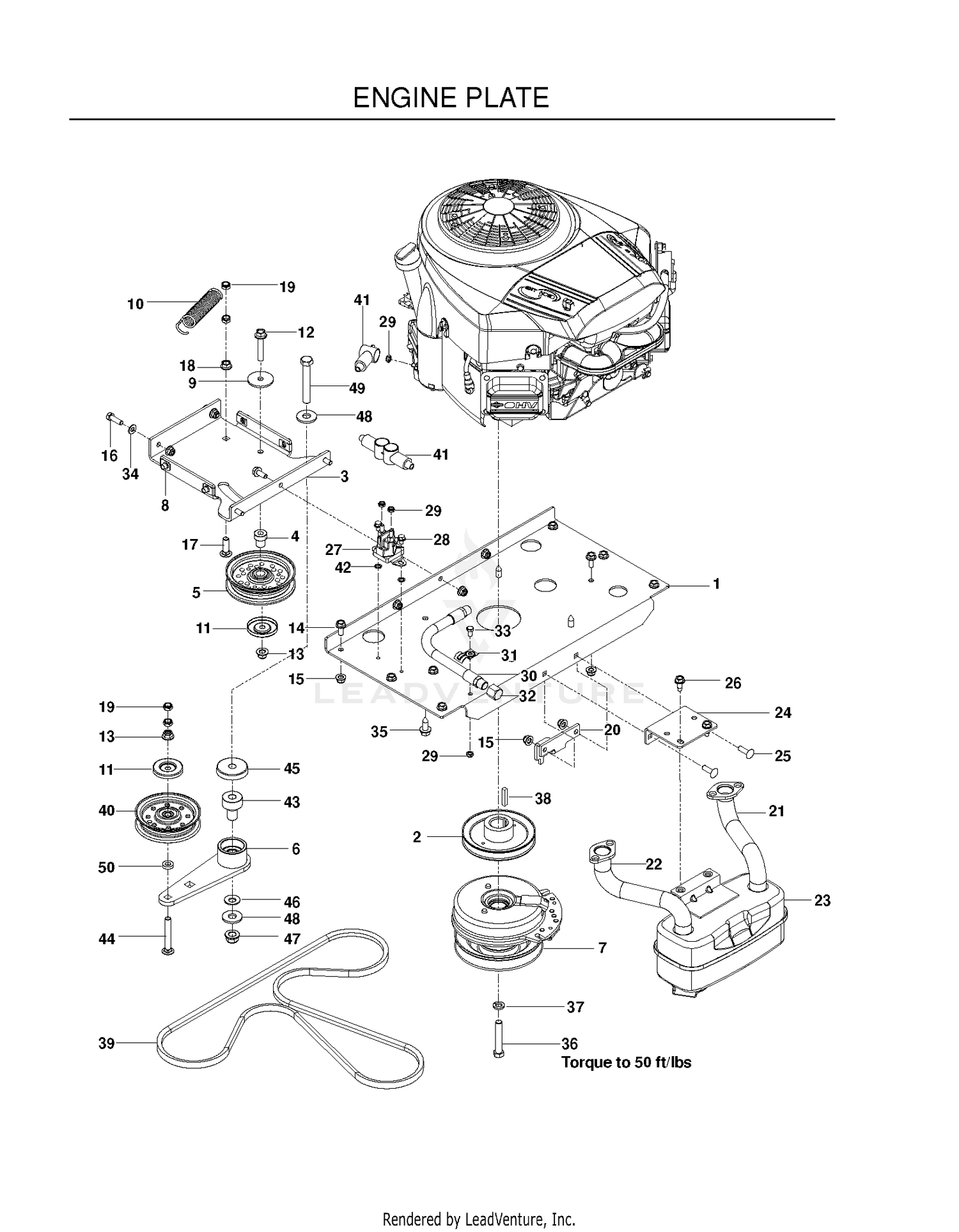 ENGINE PLATE