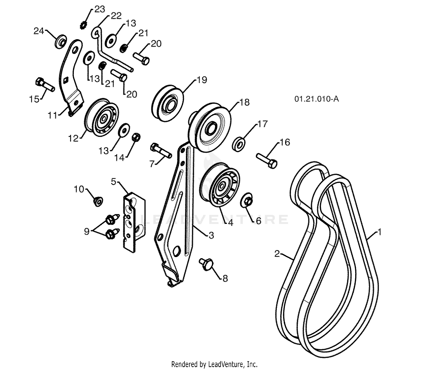 Chassis / Engine / Pulleys