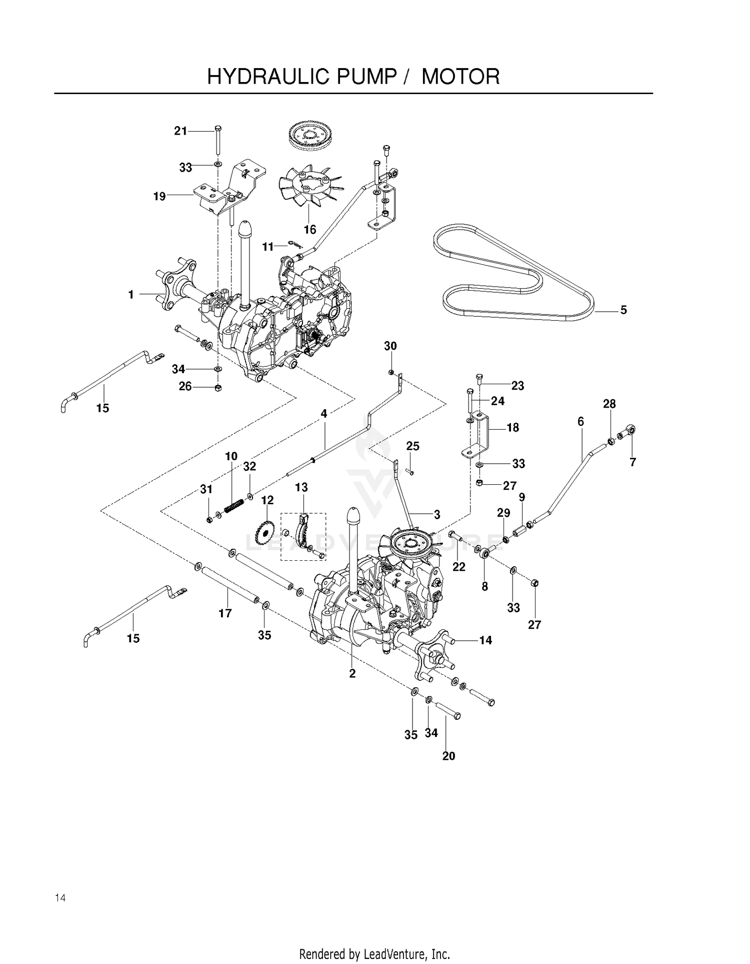 HYDRAULIC PUMP MOTOR