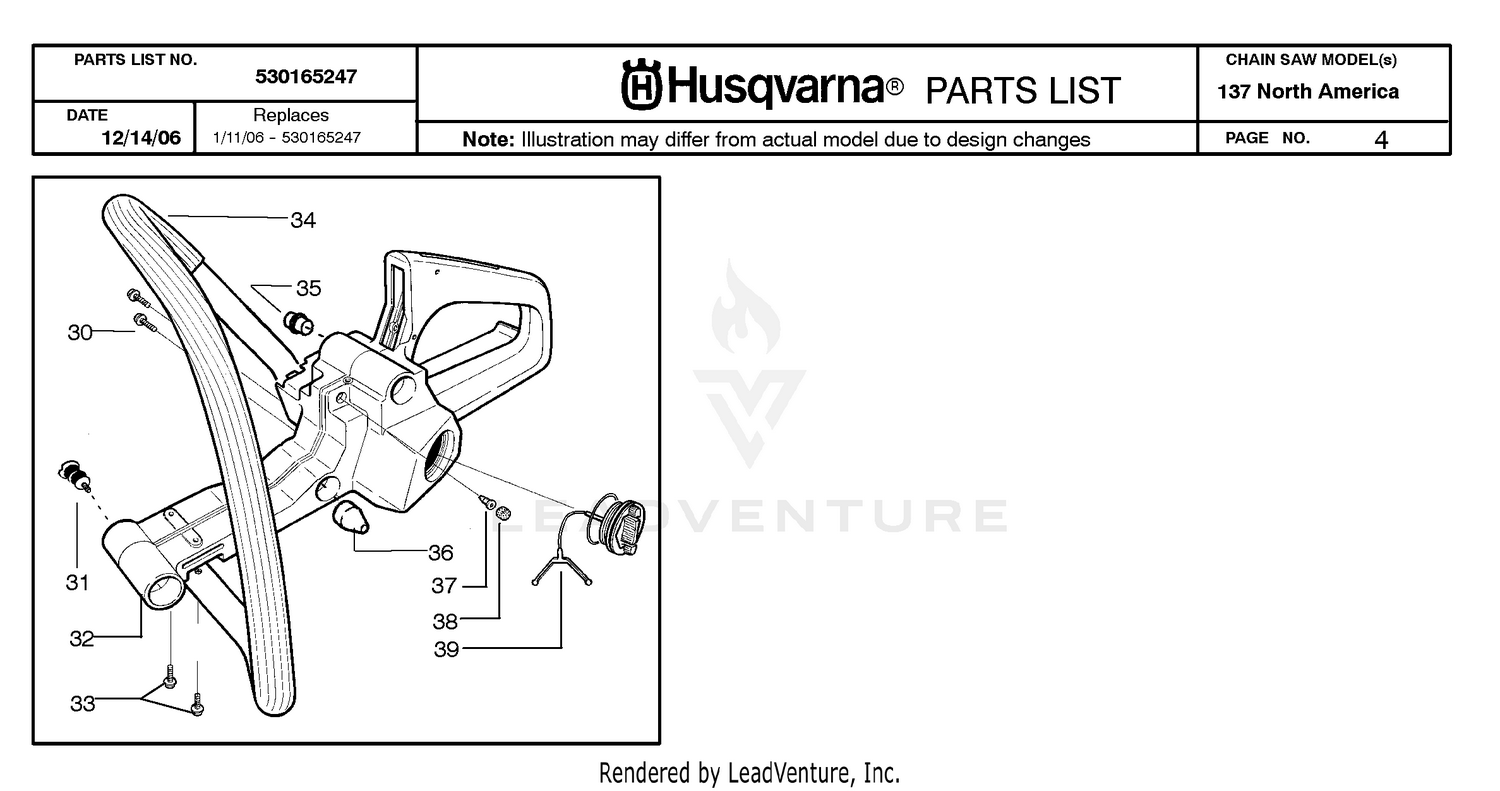 FUEL TANK & HANDLE