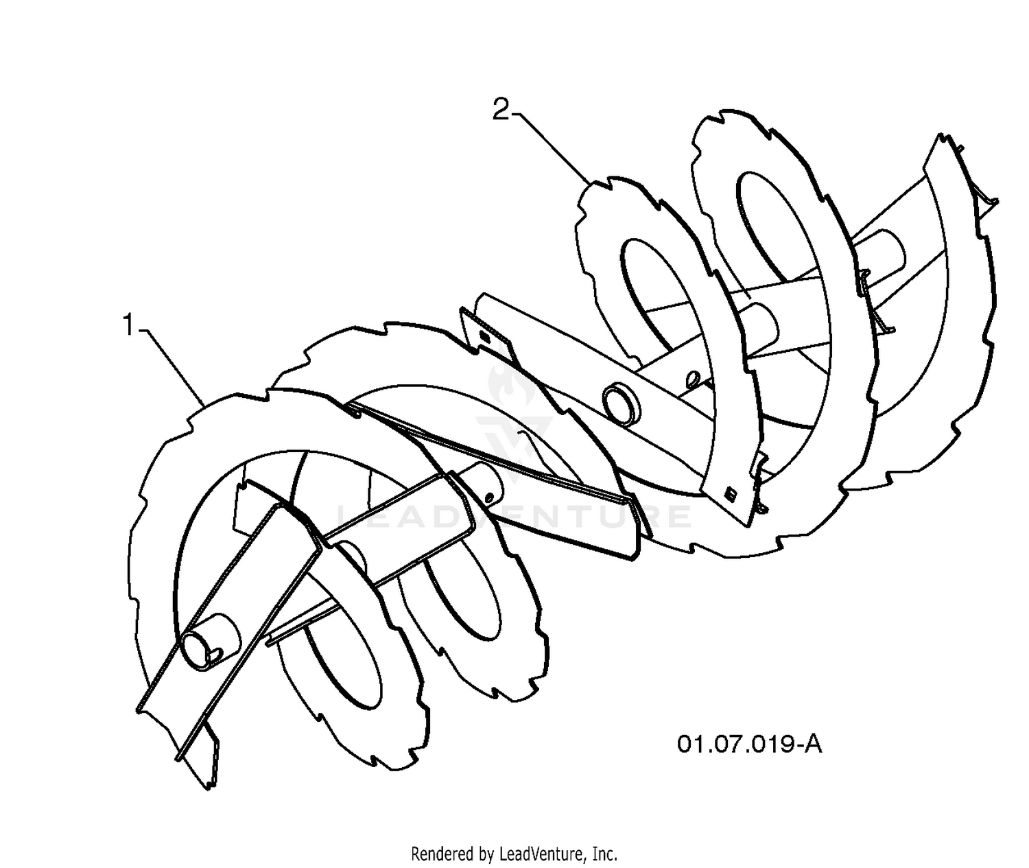 Auger Housing / Impeller Assembly