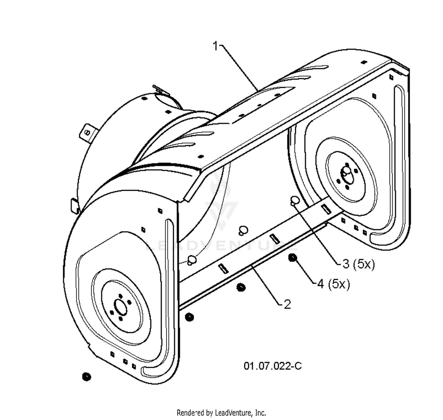 AUGER HOUSING & IMPELLER