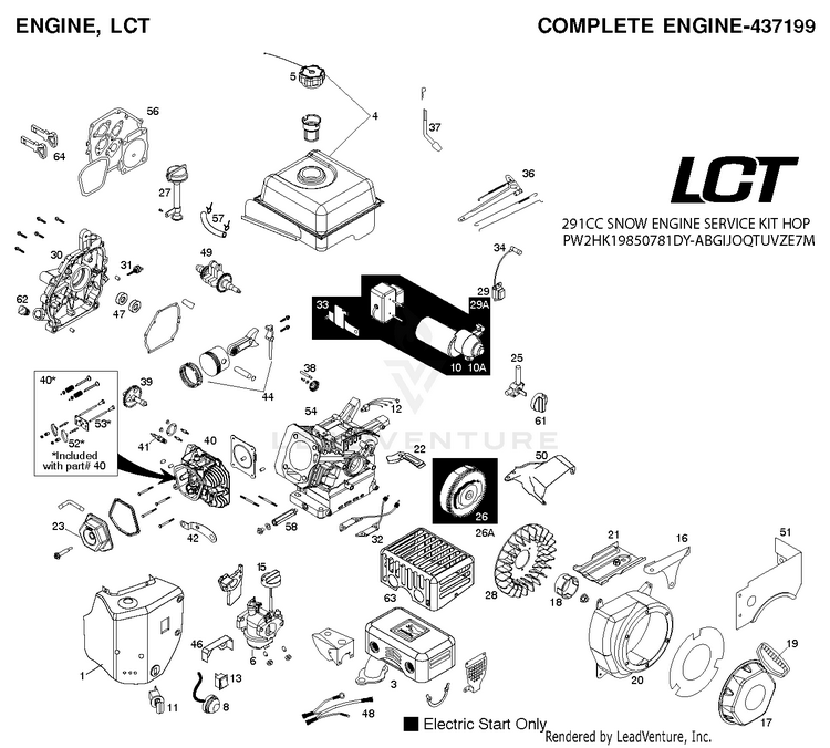 Husqvarna LCT ENGINES 208CC SK (201106) Engine Partswarehouse
