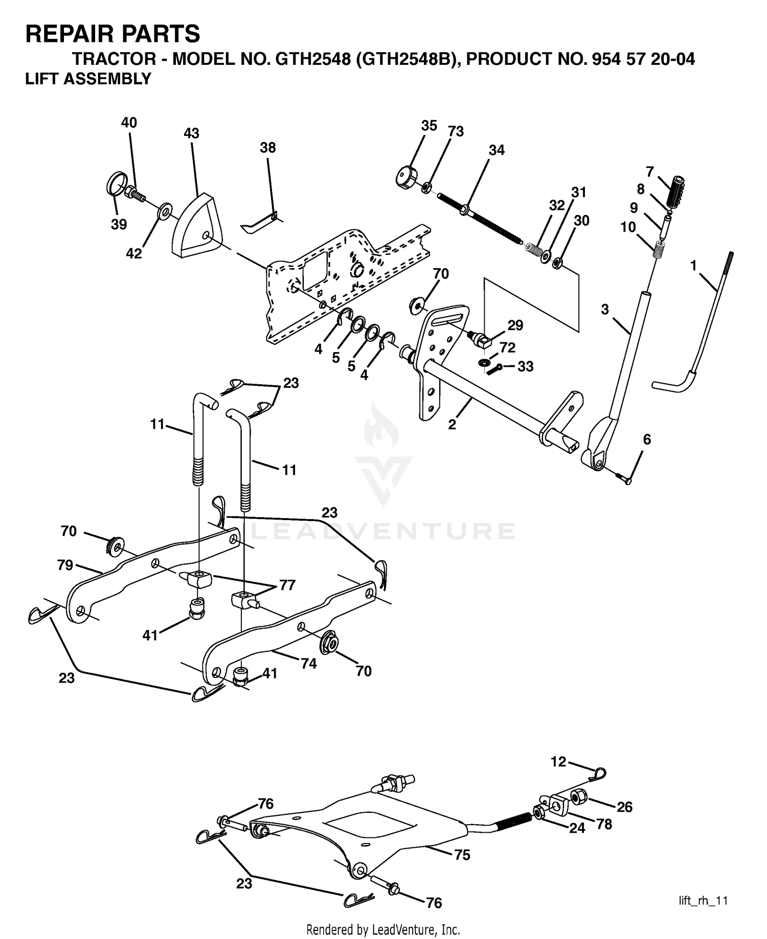 MOWER LIFT / DECK LIFT