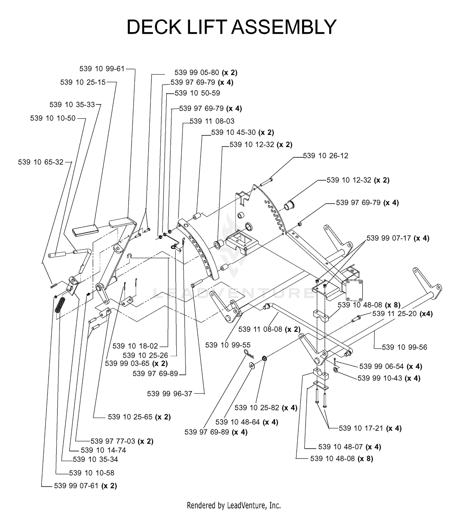 MOWER LIFT / DECK LIFT