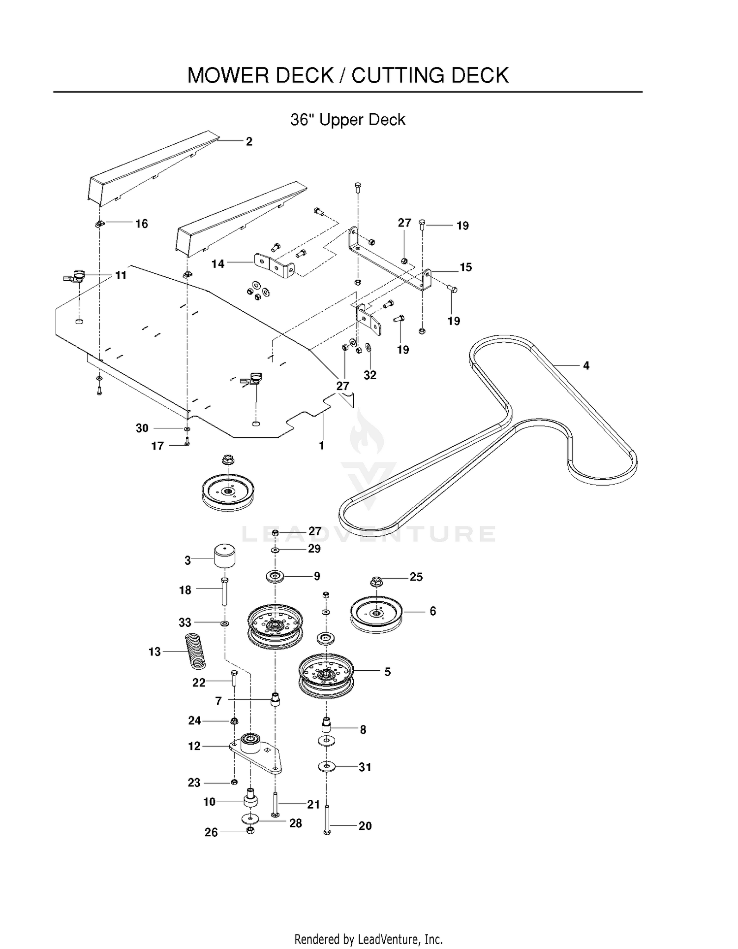 MOWER DECK / CUTTING DECK