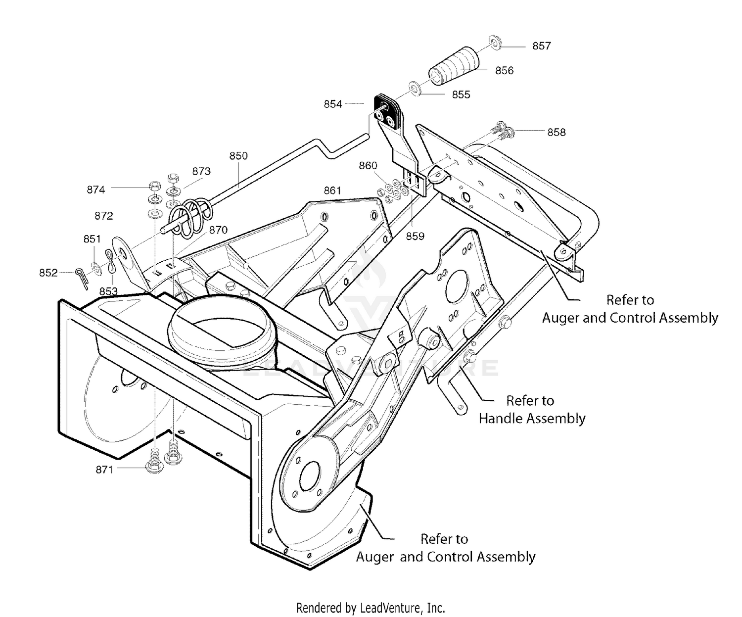 Chute Rod Assembly