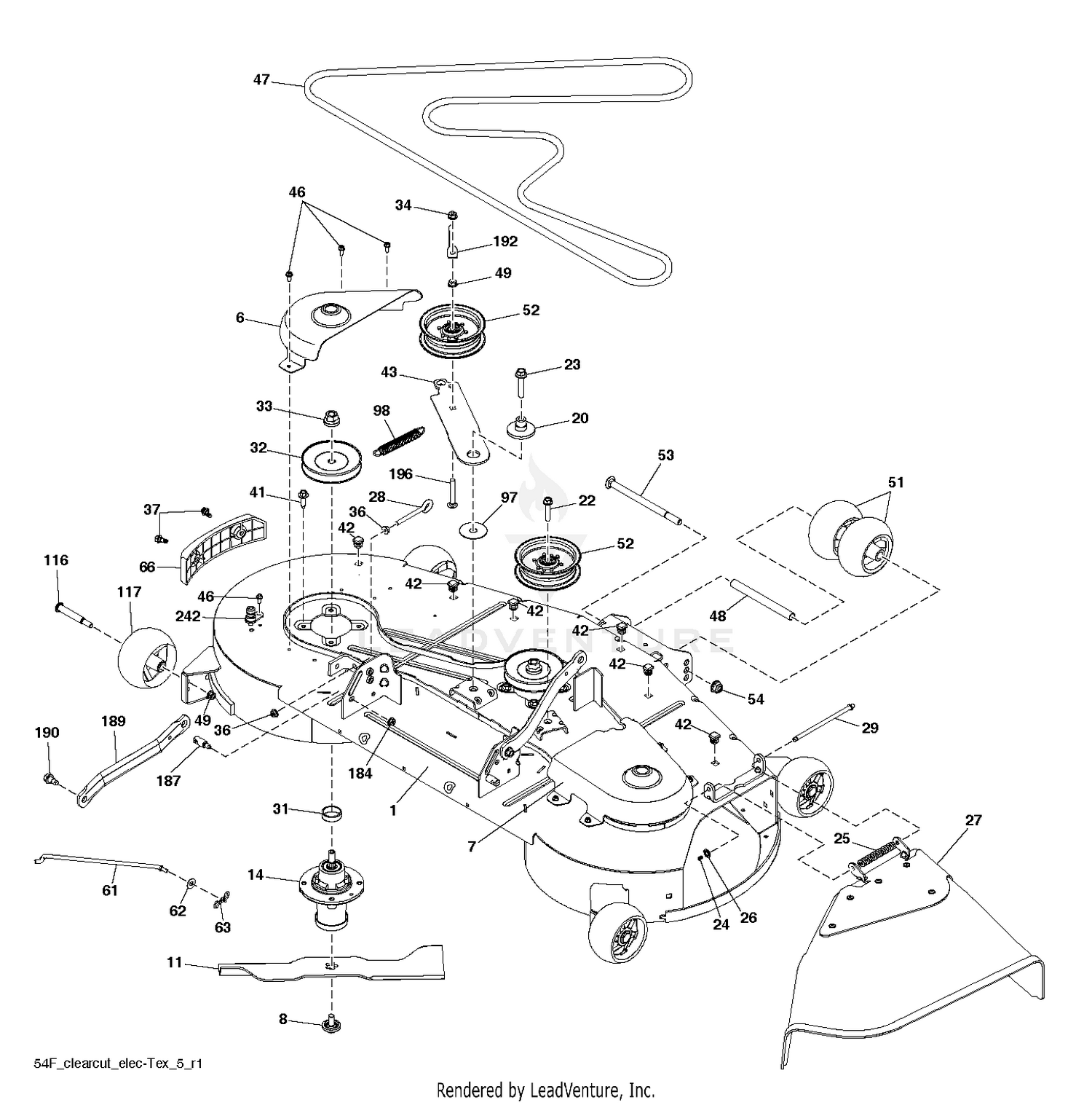 MOWER DECK / CUTTING DECK