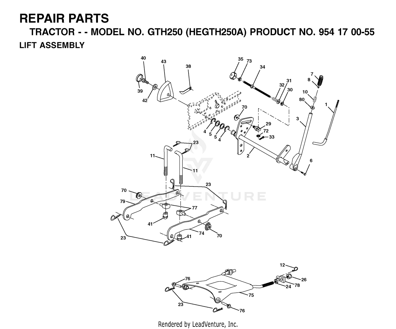 MOWER LIFT / DECK LIFT